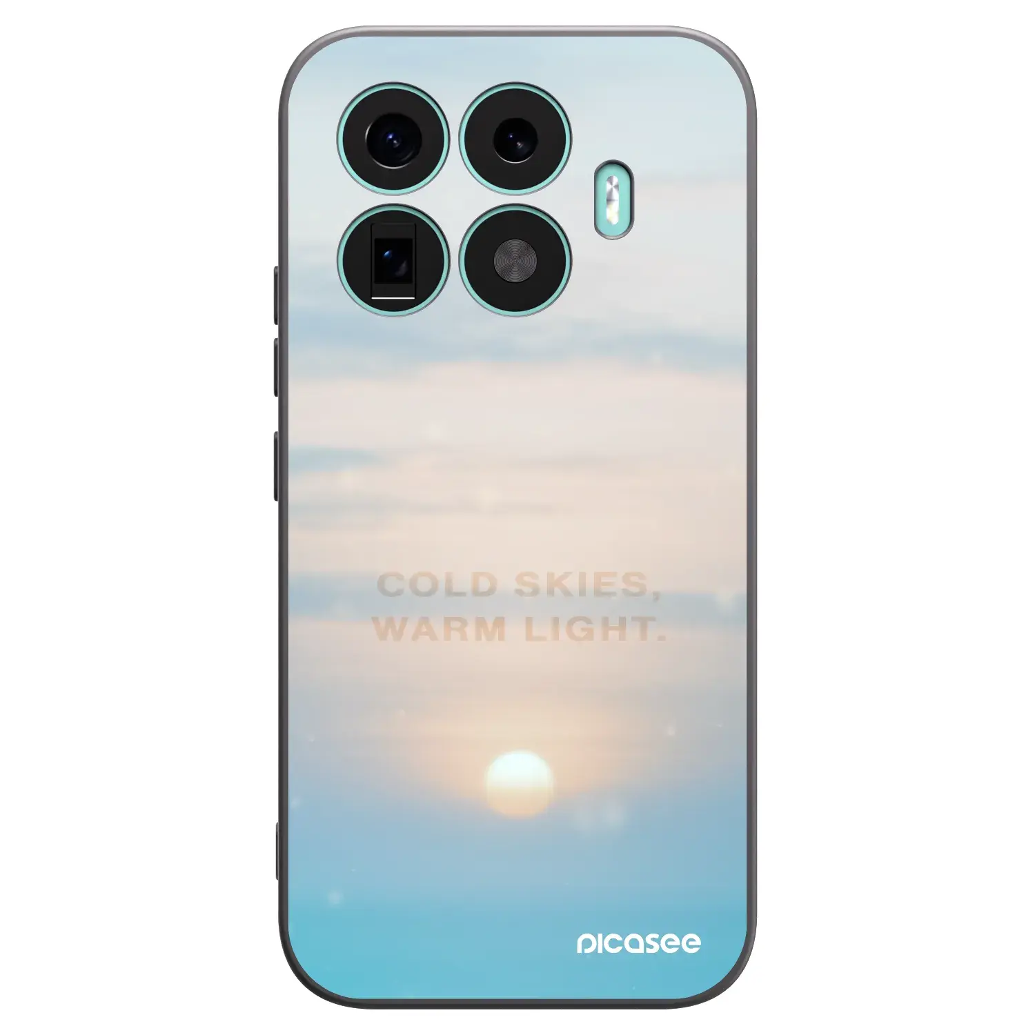 Silikonový černý obal pro Xiaomi 17T - COLD SKIES