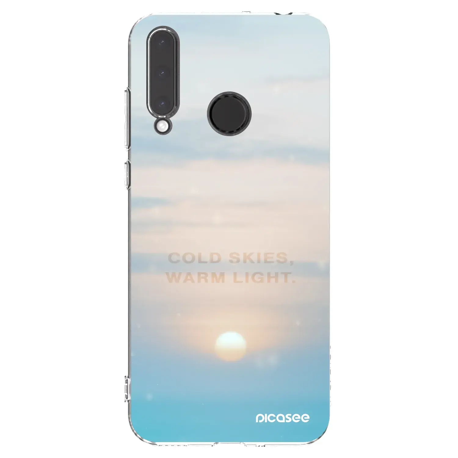 Silikonový průhledný obal pro Honor 20 Lite - COLD SKIES