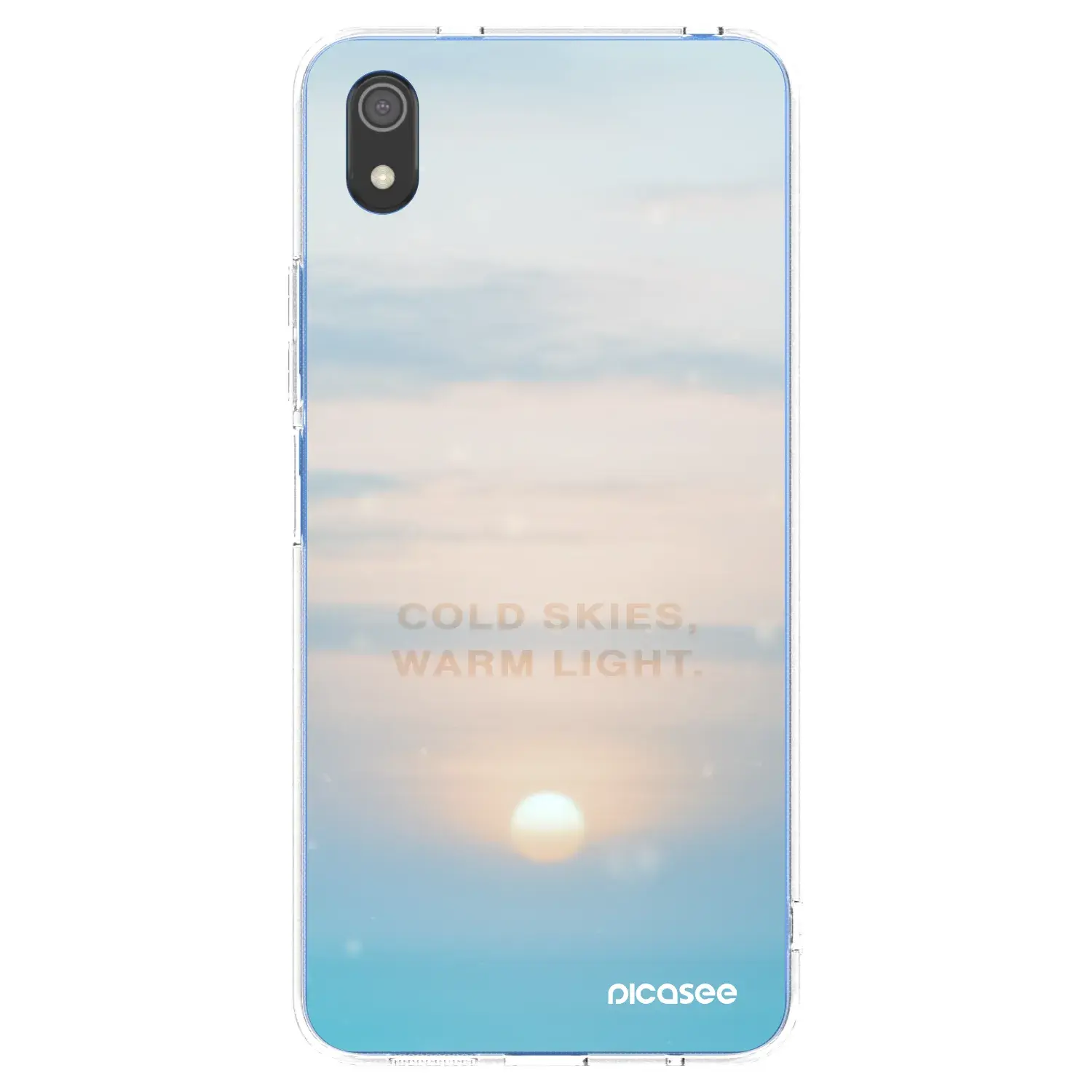 Silikonový průhledný obal pro Xiaomi Redmi 7A - COLD SKIES