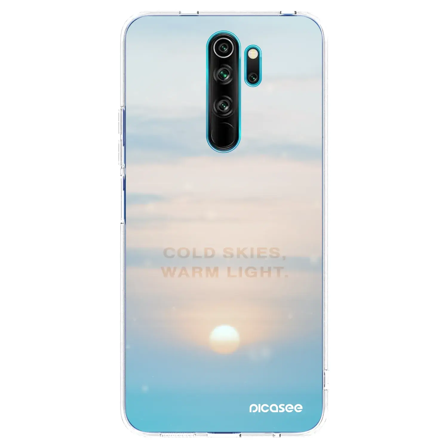 Silikonový průhledný obal pro Xiaomi Redmi Note 8 Pro - COLD SKIES