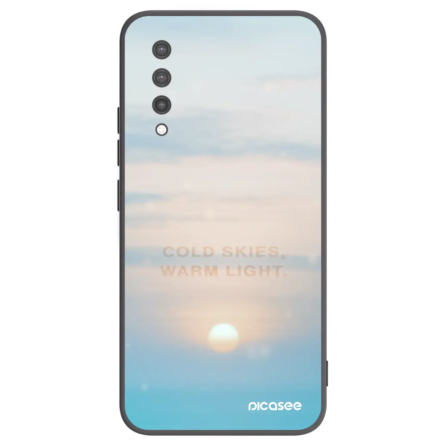 Silikonový černý obal pro Xiaomi Mi 9 Lite - COLD SKIES