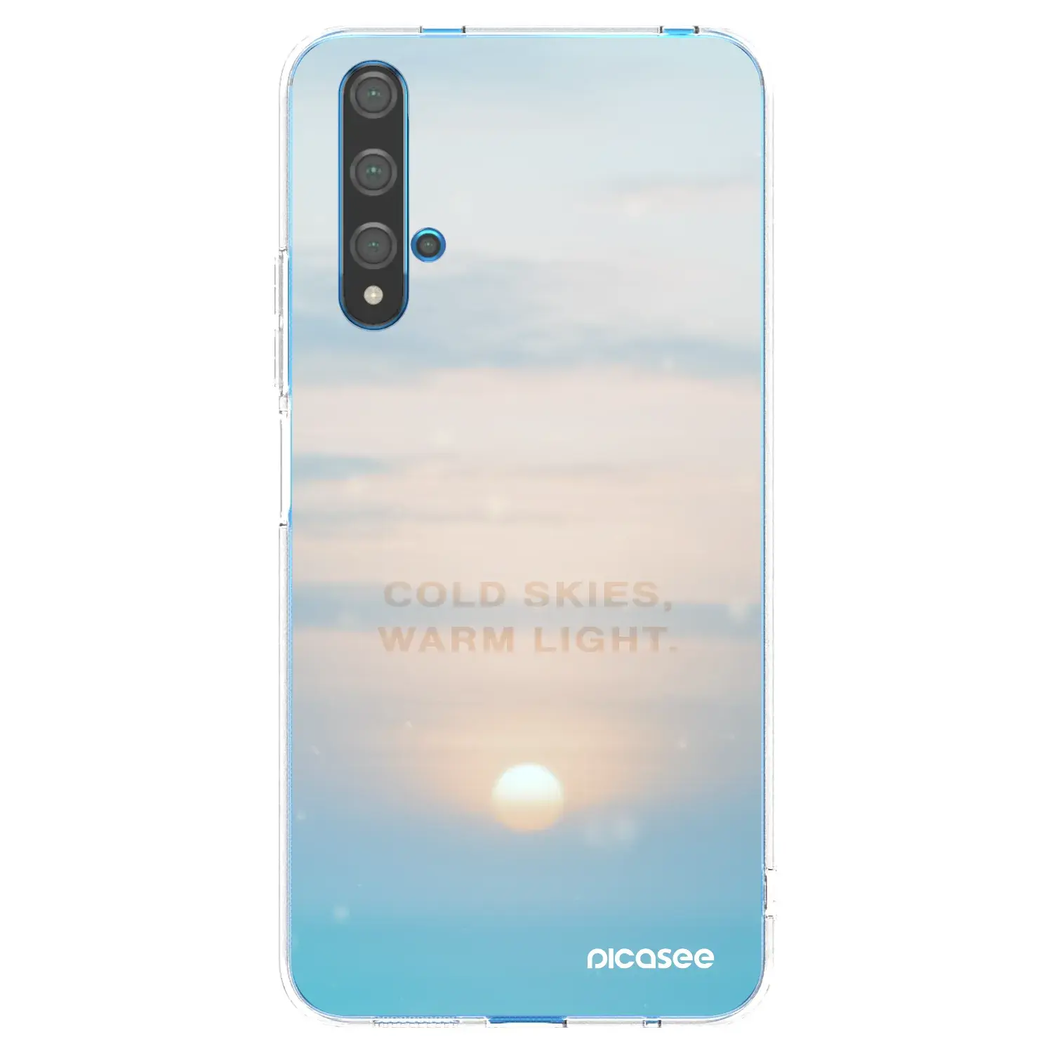 Silikonový průhledný obal pro Huawei Nova 5T - COLD SKIES