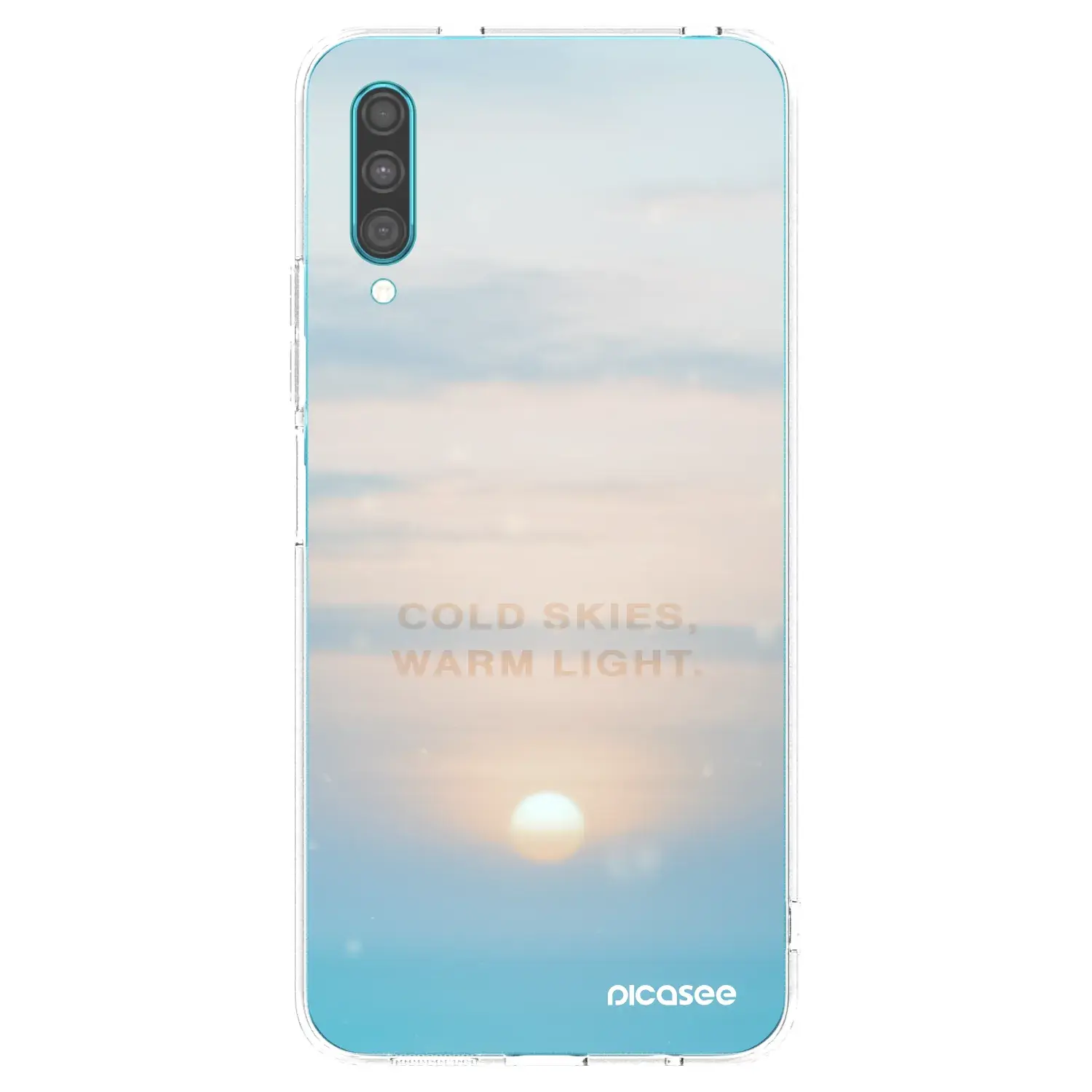 Silikonový průhledný obal pro Samsung Galaxy A30s A307F - COLD SKIES