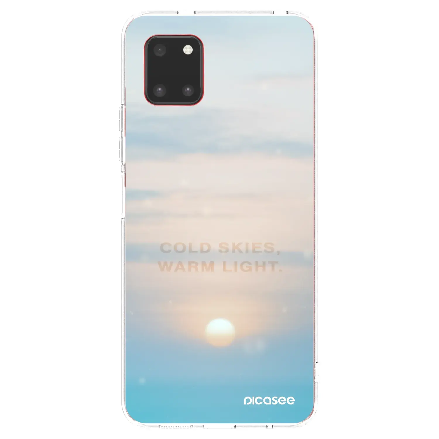 Silikonový průhledný obal pro Samsung Galaxy Note 10 Lite N770F - COLD SKIES