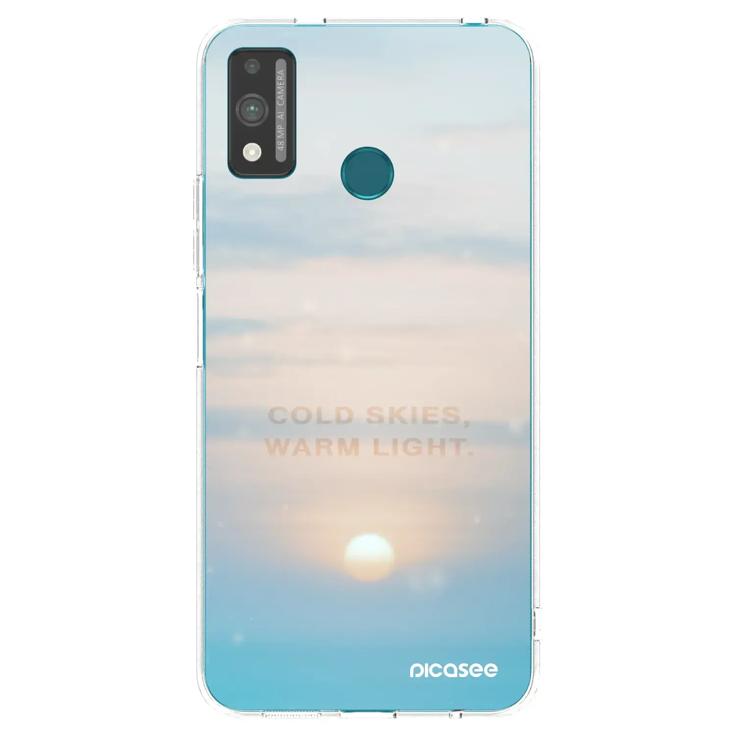 Silikonový průhledný obal pro Honor 9X Lite - COLD SKIES