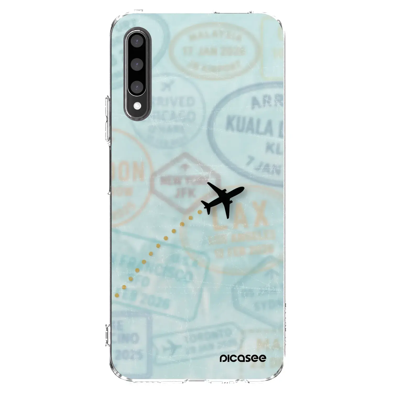 Silikonový průhledný obal pro Honor 9X Pro - FLIGHT PATH