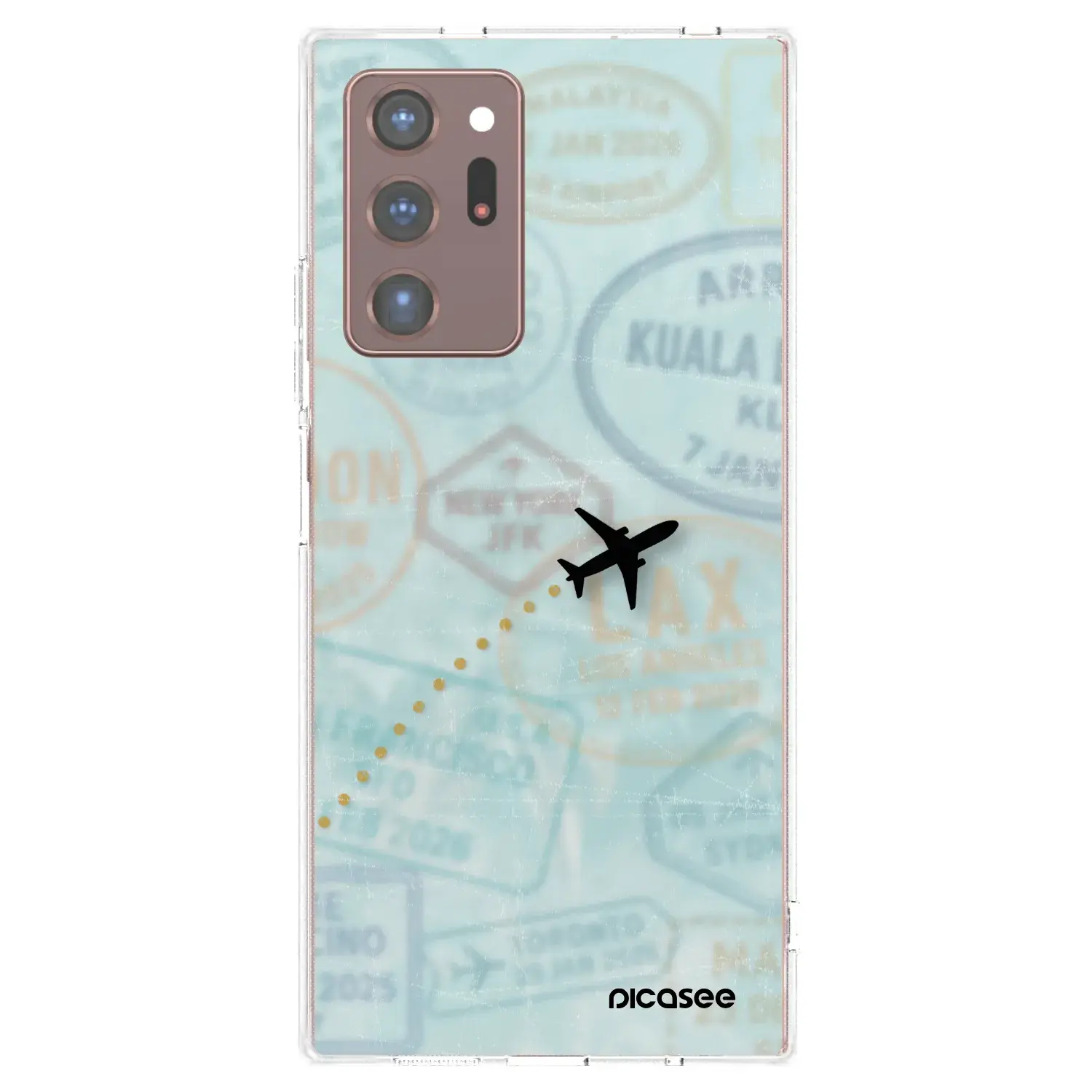 Silikonový průhledný obal pro Samsung Galaxy Note 20 Ultra - FLIGHT PATH