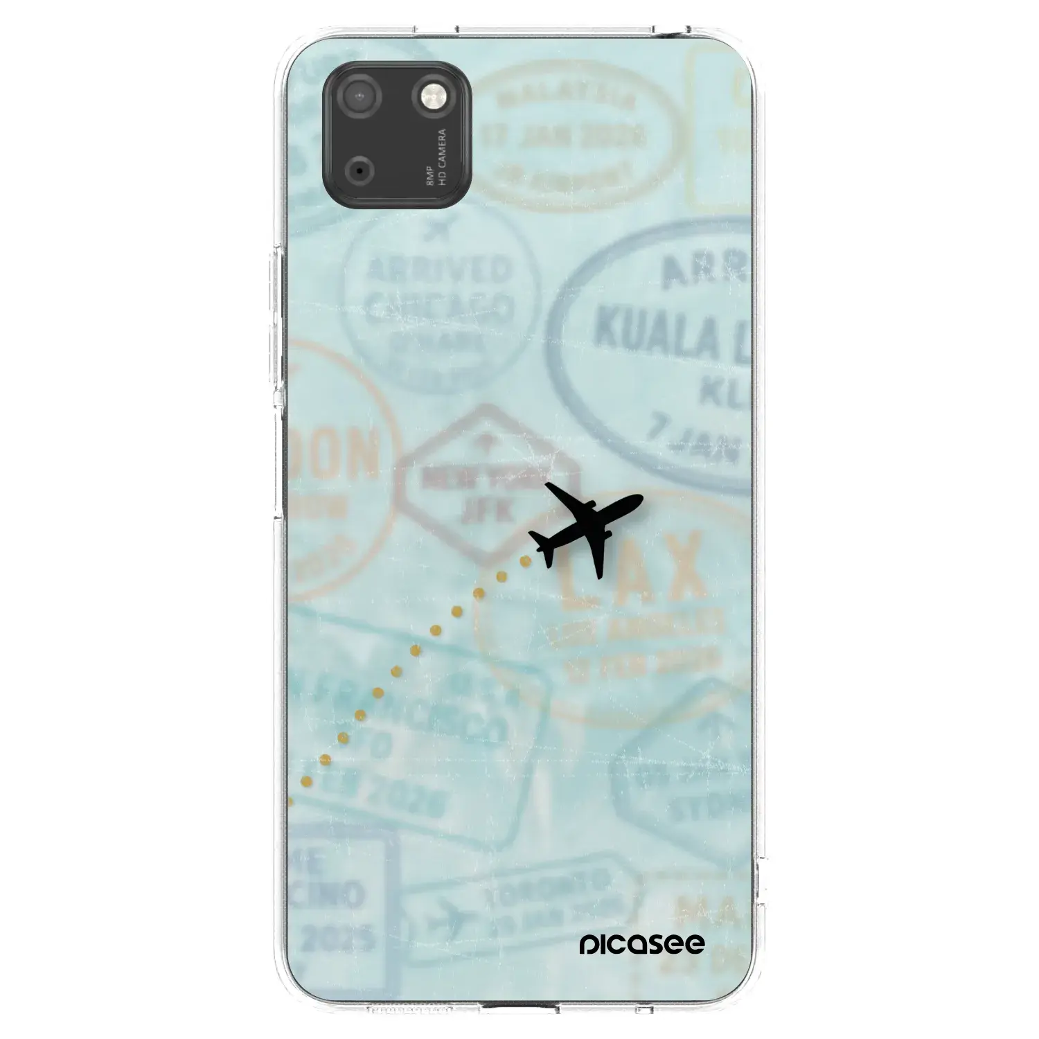 Silikonový průhledný obal pro Huawei Y5P - FLIGHT PATH
