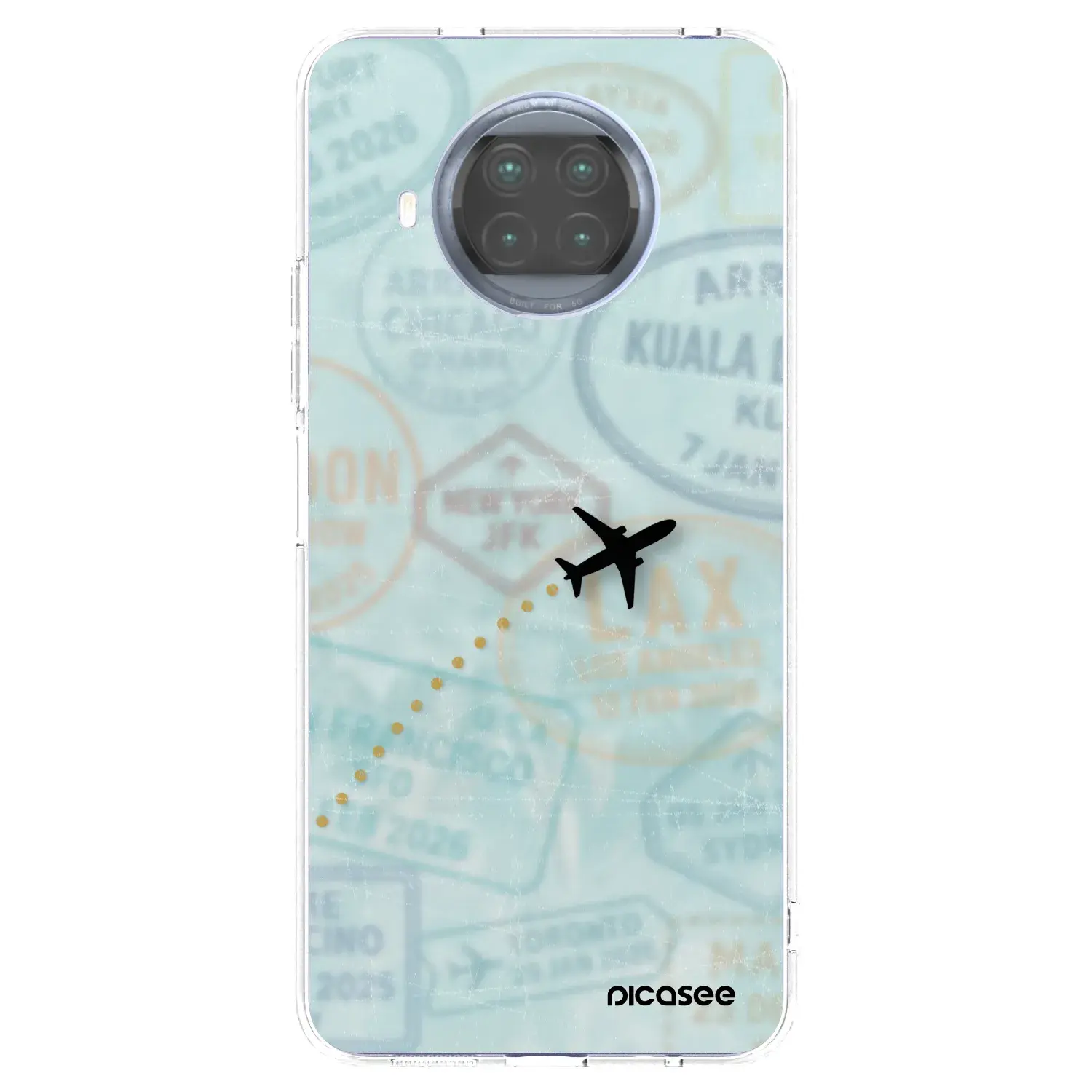 Silikonový průhledný obal pro Xiaomi Mi 10T Lite - FLIGHT PATH