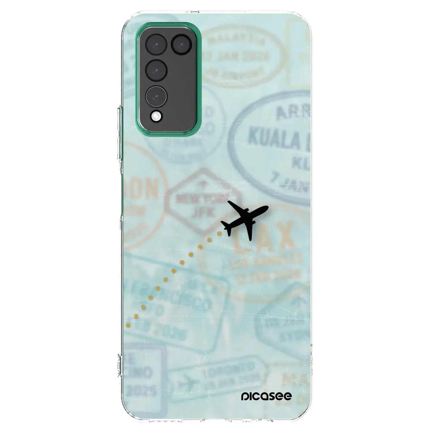 Silikonový průhledný obal pro Honor 10X Lite - FLIGHT PATH