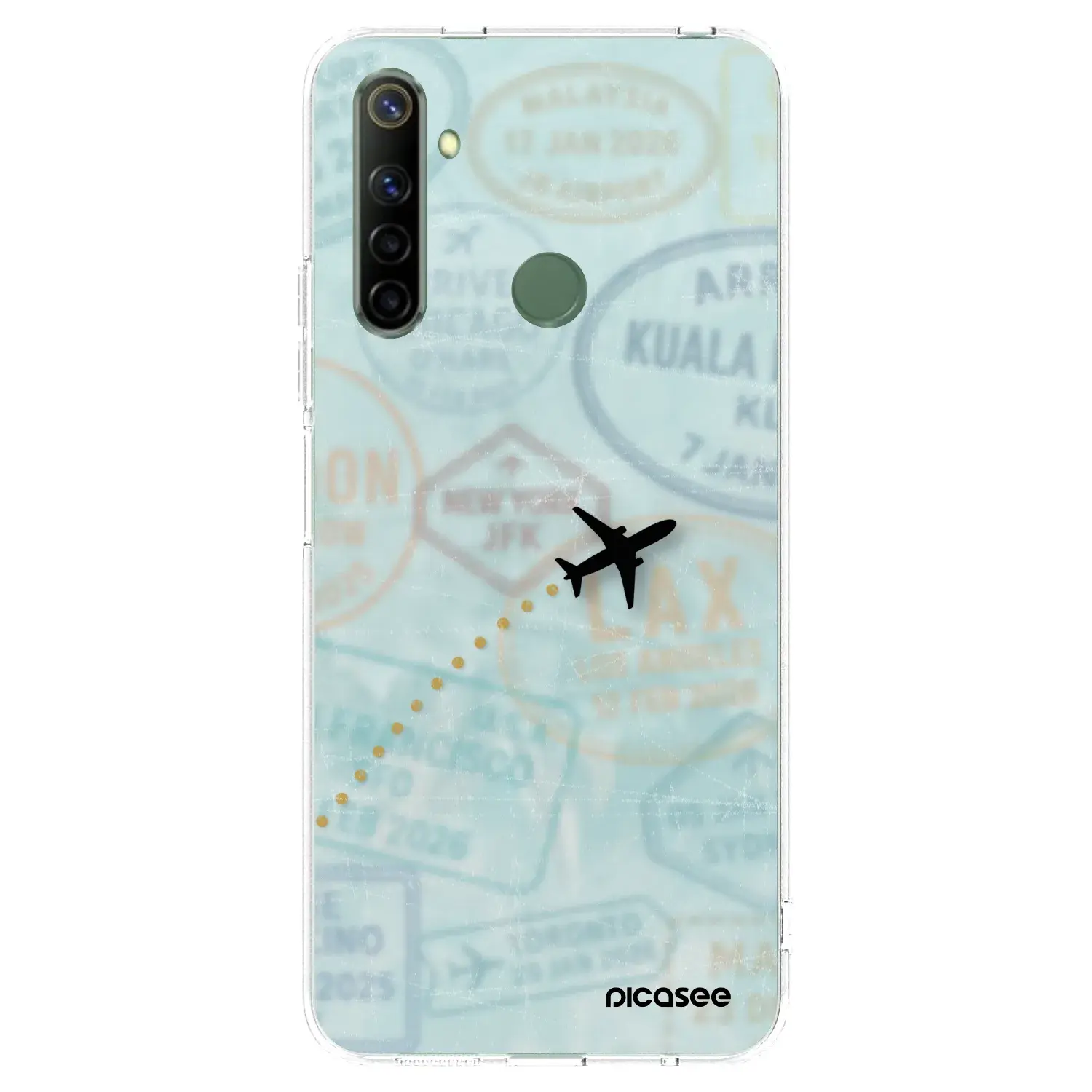 Silikonový průhledný obal pro Realme 6i - FLIGHT PATH