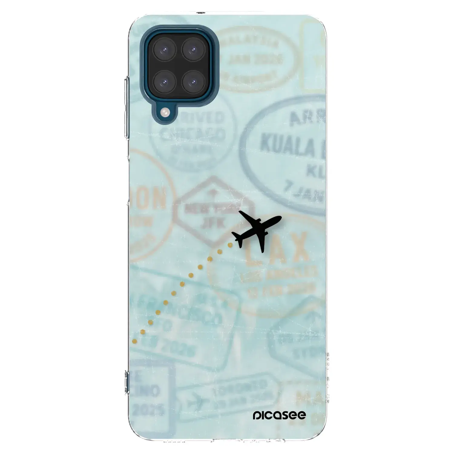Silikonový průhledný obal pro Samsung Galaxy A12 A125F - FLIGHT PATH