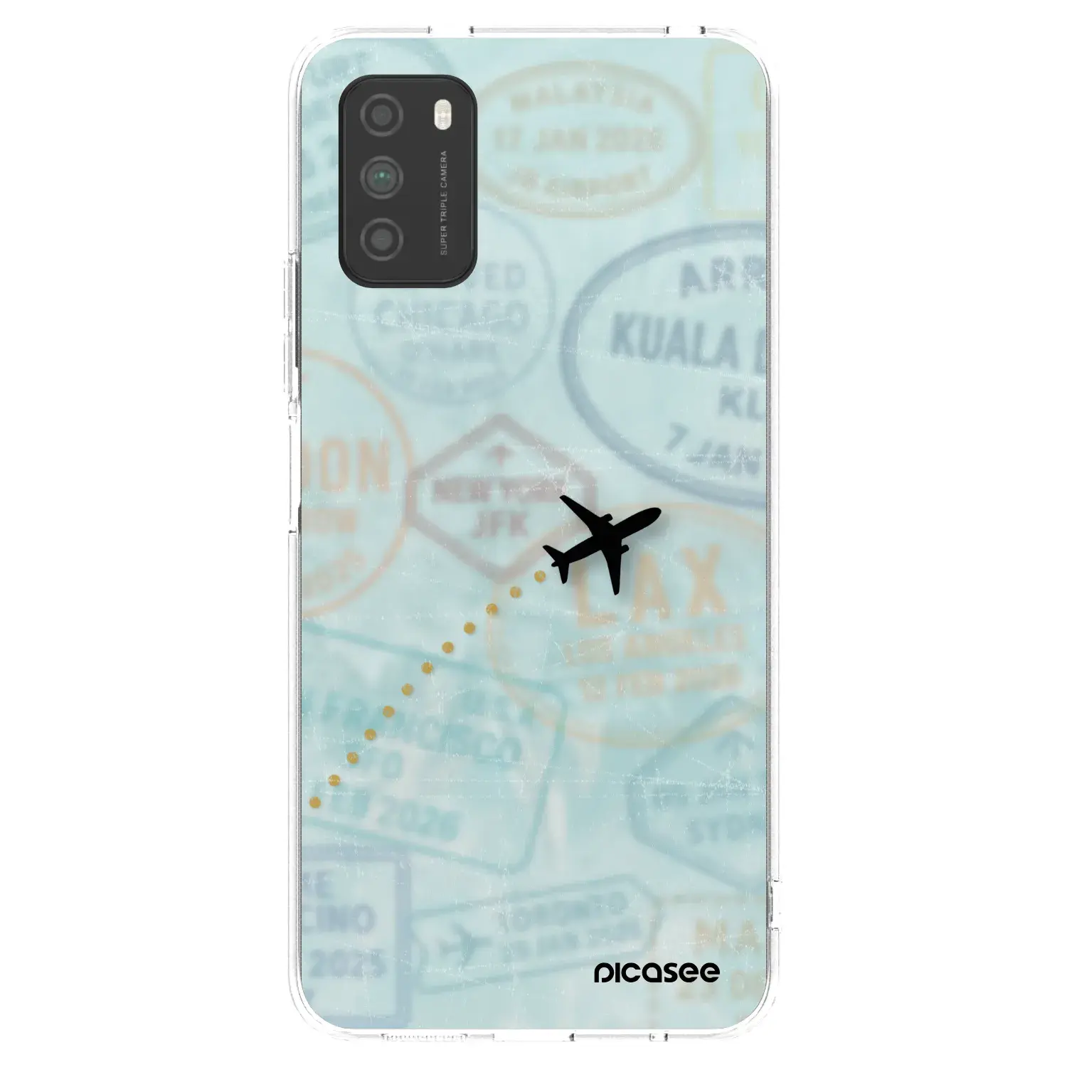Silikonový průhledný obal pro Xiaomi Poco M3 - FLIGHT PATH