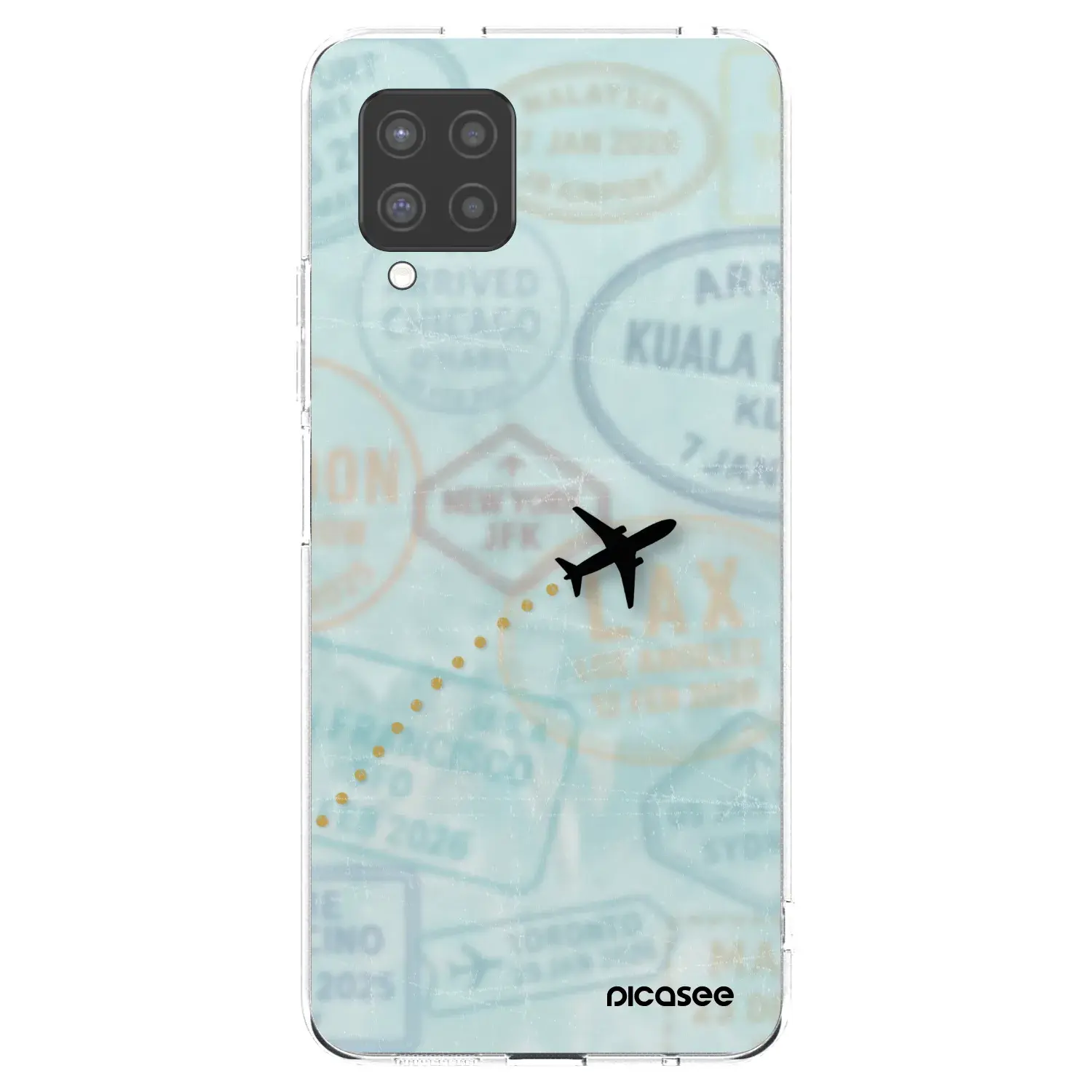 Silikonový průhledný obal pro Samsung Galaxy A42 A426B - FLIGHT PATH