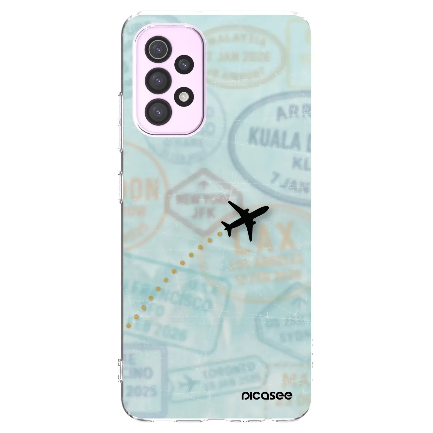 Silikonový průhledný obal pro Samsung Galaxy A32 5G A326B - FLIGHT PATH