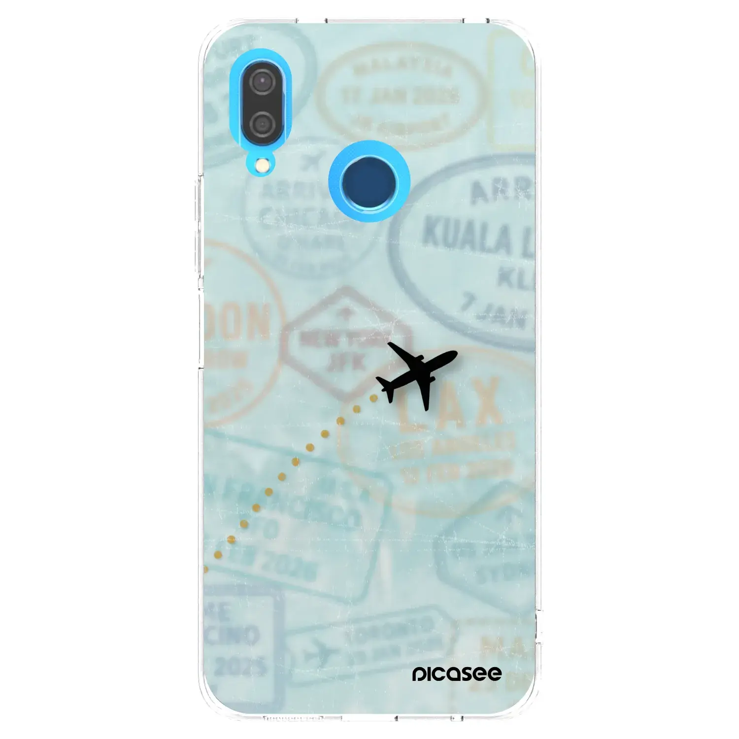 Silikonový průhledný obal pro Huawei P20 Lite - FLIGHT PATH