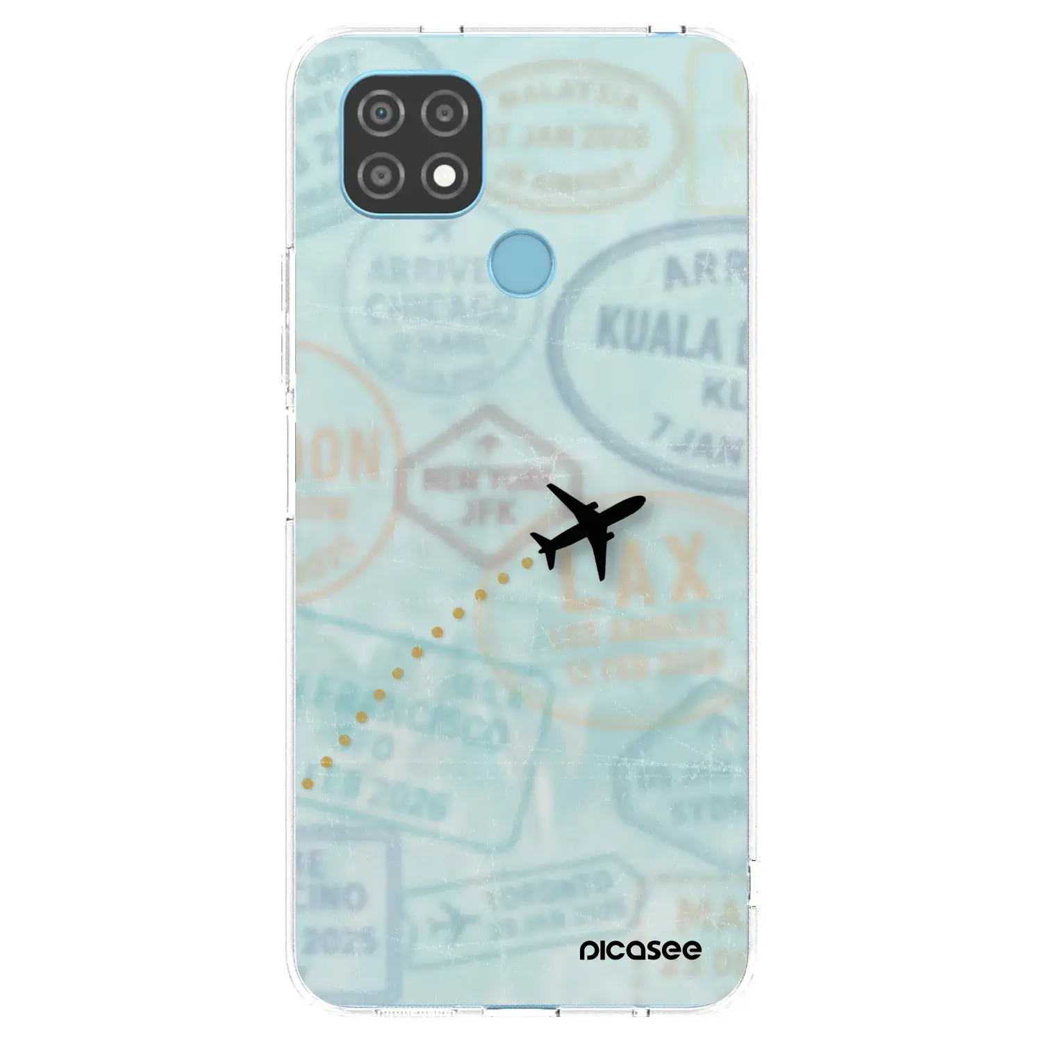 Silikonový průhledný obal pro Realme C21 - FLIGHT PATH