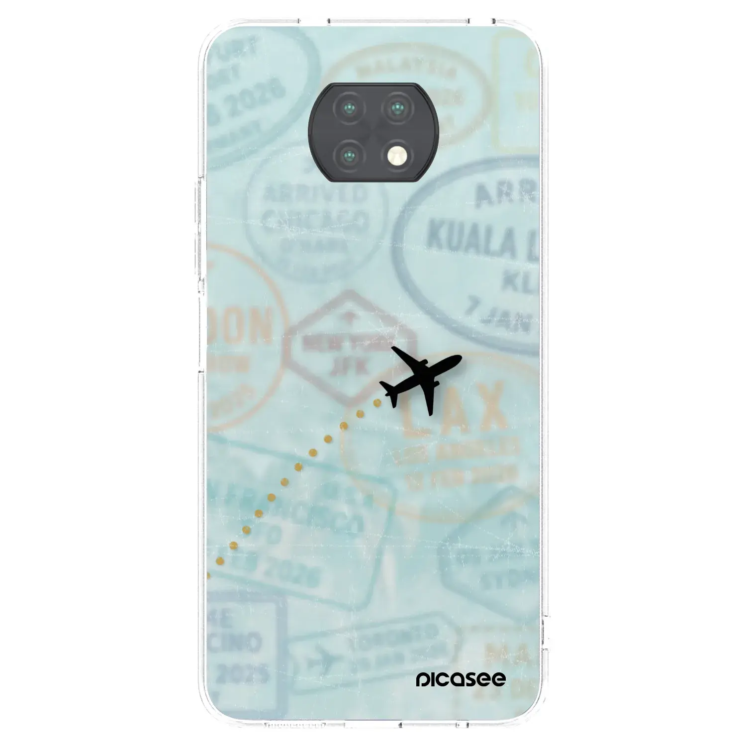 Silikonový průhledný obal pro Xiaomi Redmi Note 9T - FLIGHT PATH