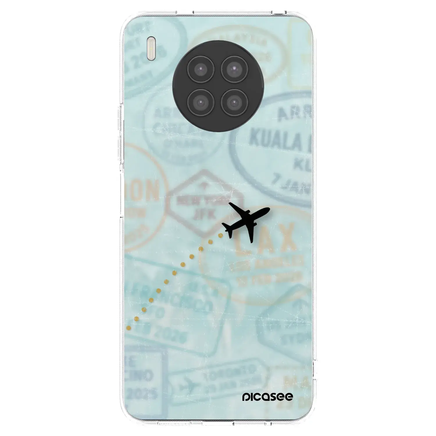 Silikonový průhledný obal pro Huawei Nova 8i - FLIGHT PATH