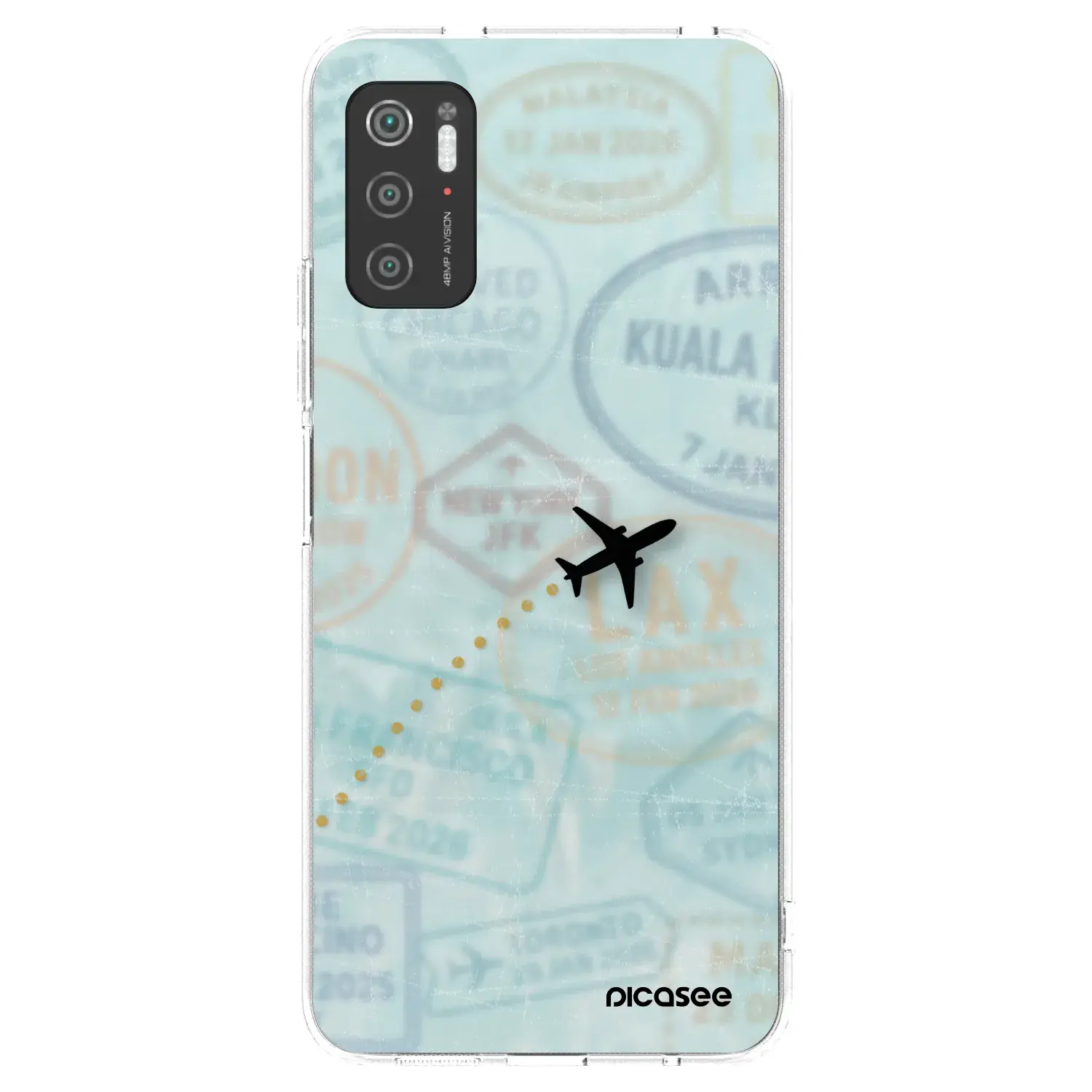 Silikonový průhledný obal pro Xiaomi Poco M3 Pro 5G - FLIGHT PATH