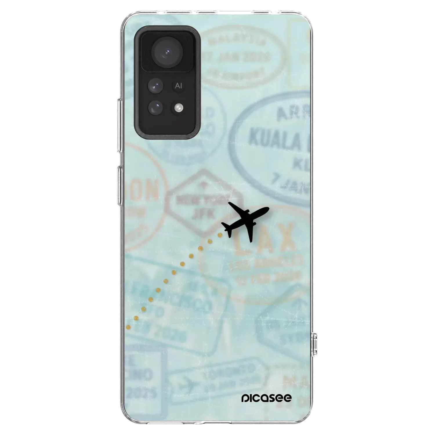 Silikonový průhledný obal pro Xiaomi Redmi Note 11 Pro - FLIGHT PATH