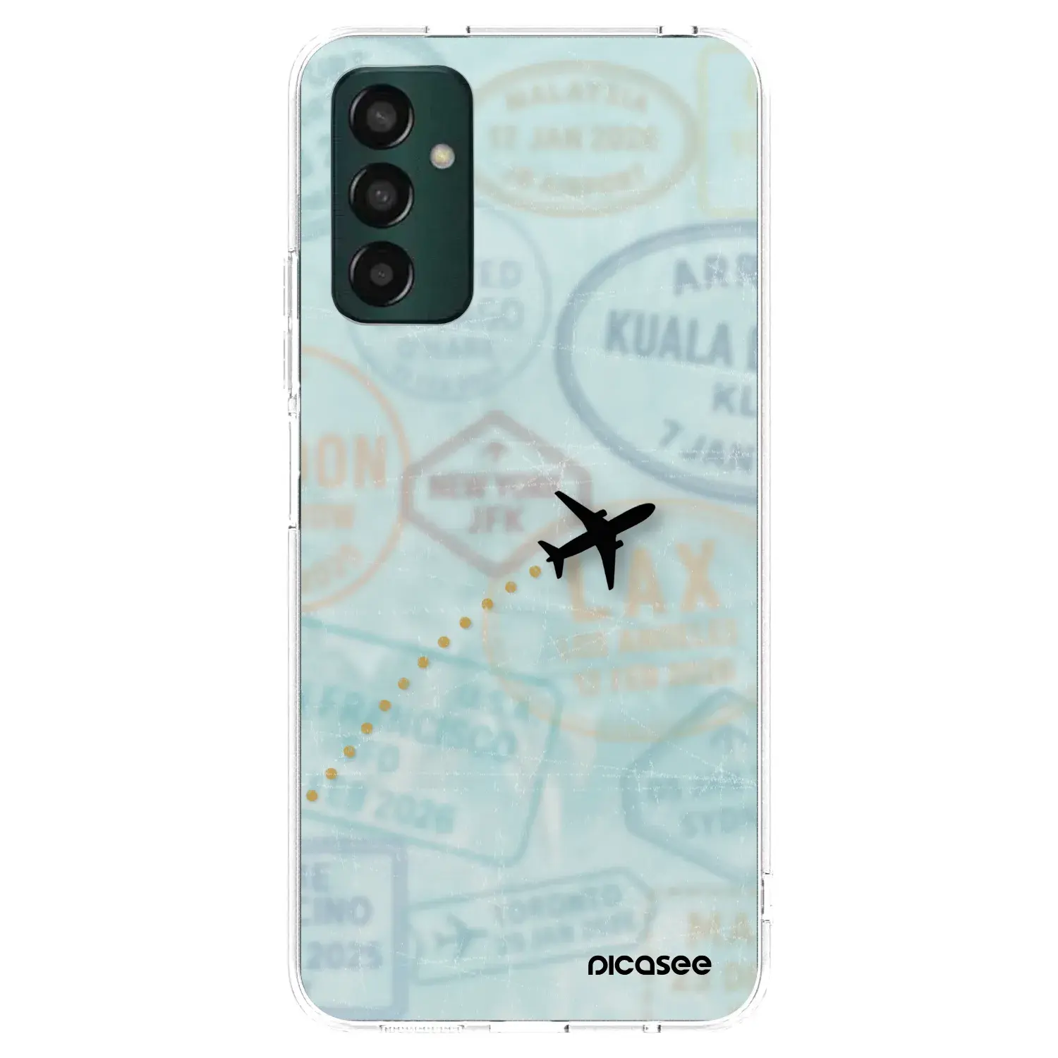 Silikonový průhledný obal pro Samsung Galaxy M13 M135F - FLIGHT PATH