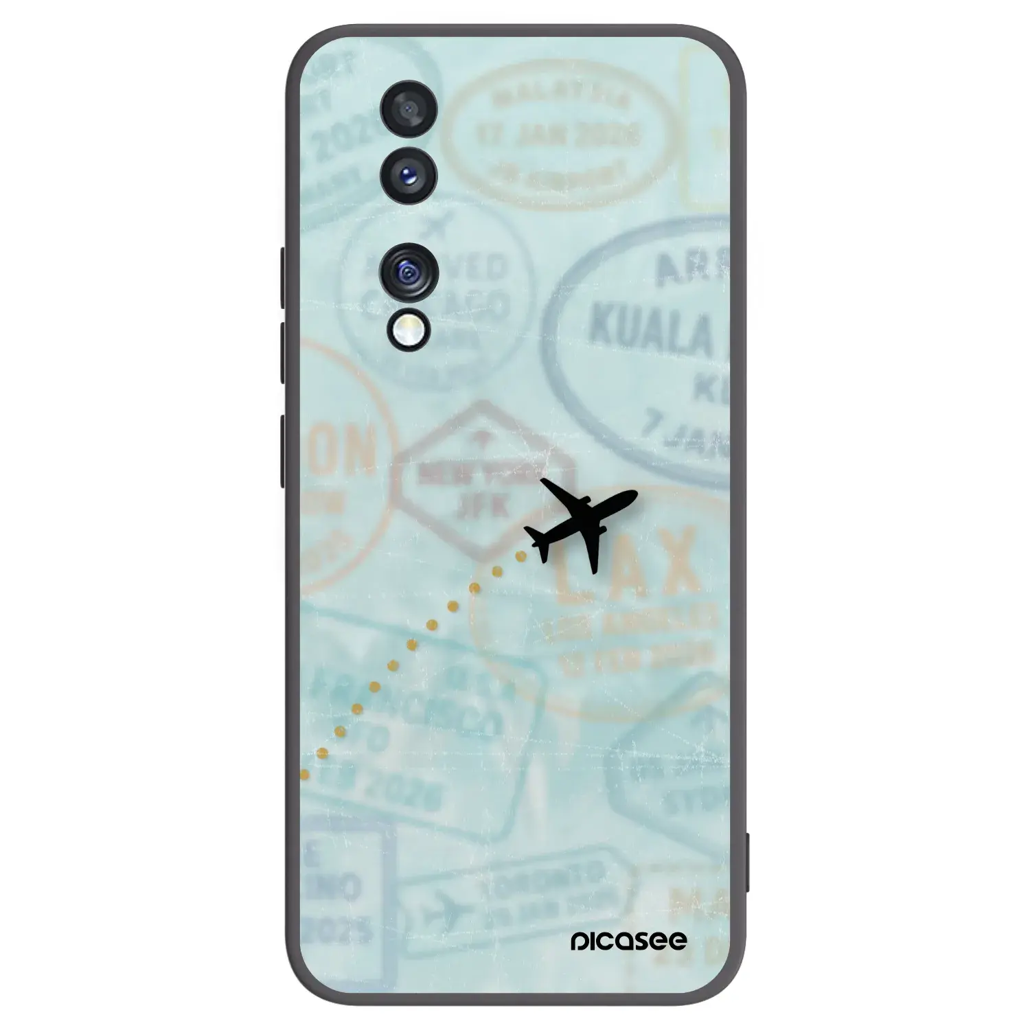 Silikonový černý obal pro Honor 70 - FLIGHT PATH
