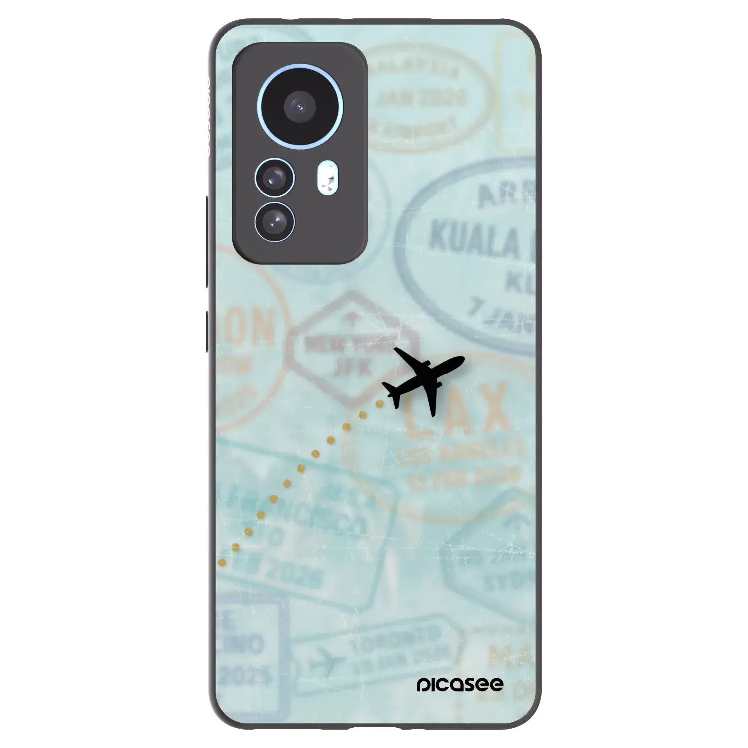 Silikonový černý obal pro Xiaomi 12T Pro - FLIGHT PATH