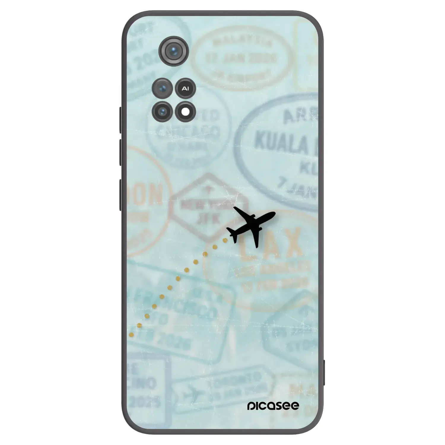 Silikonový černý obal pro Xiaomi Poco M4 Pro - FLIGHT PATH