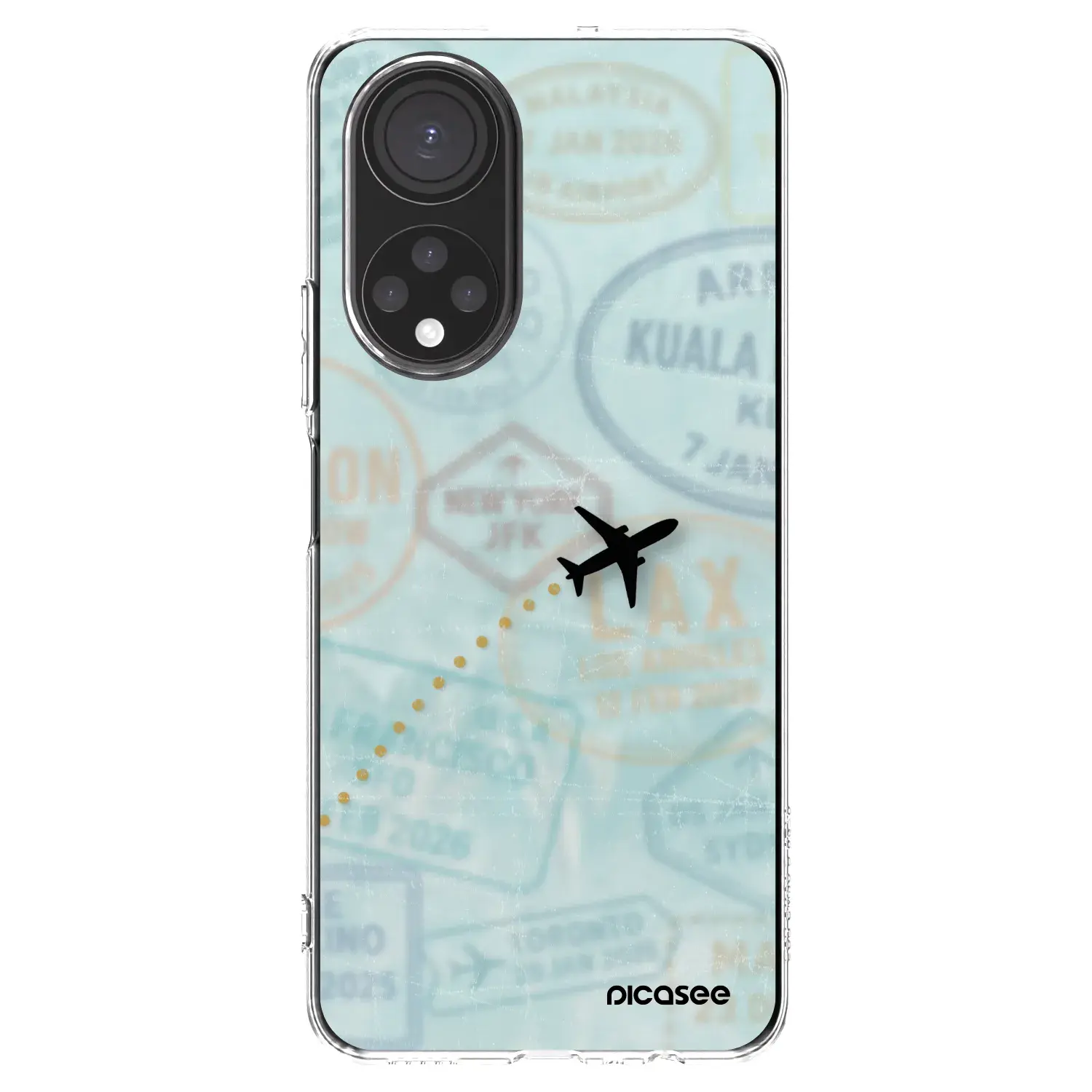 Silikonový průhledný obal pro Honor X7 - FLIGHT PATH