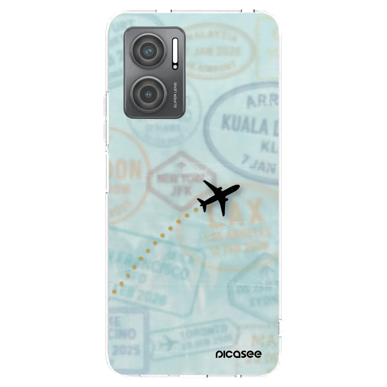 Silikonový průhledný obal pro Xiaomi Redmi 10 5G - FLIGHT PATH