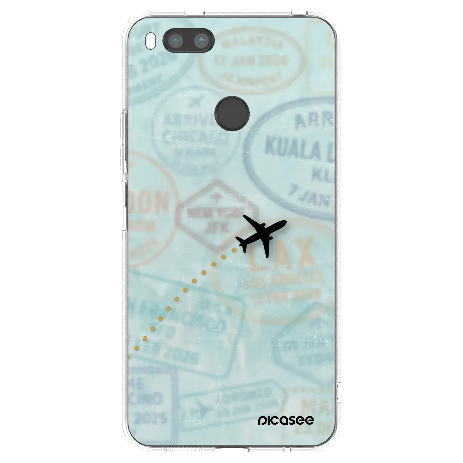 Silikonový průhledný obal pro Xiaomi Redmi A1 - FLIGHT PATH