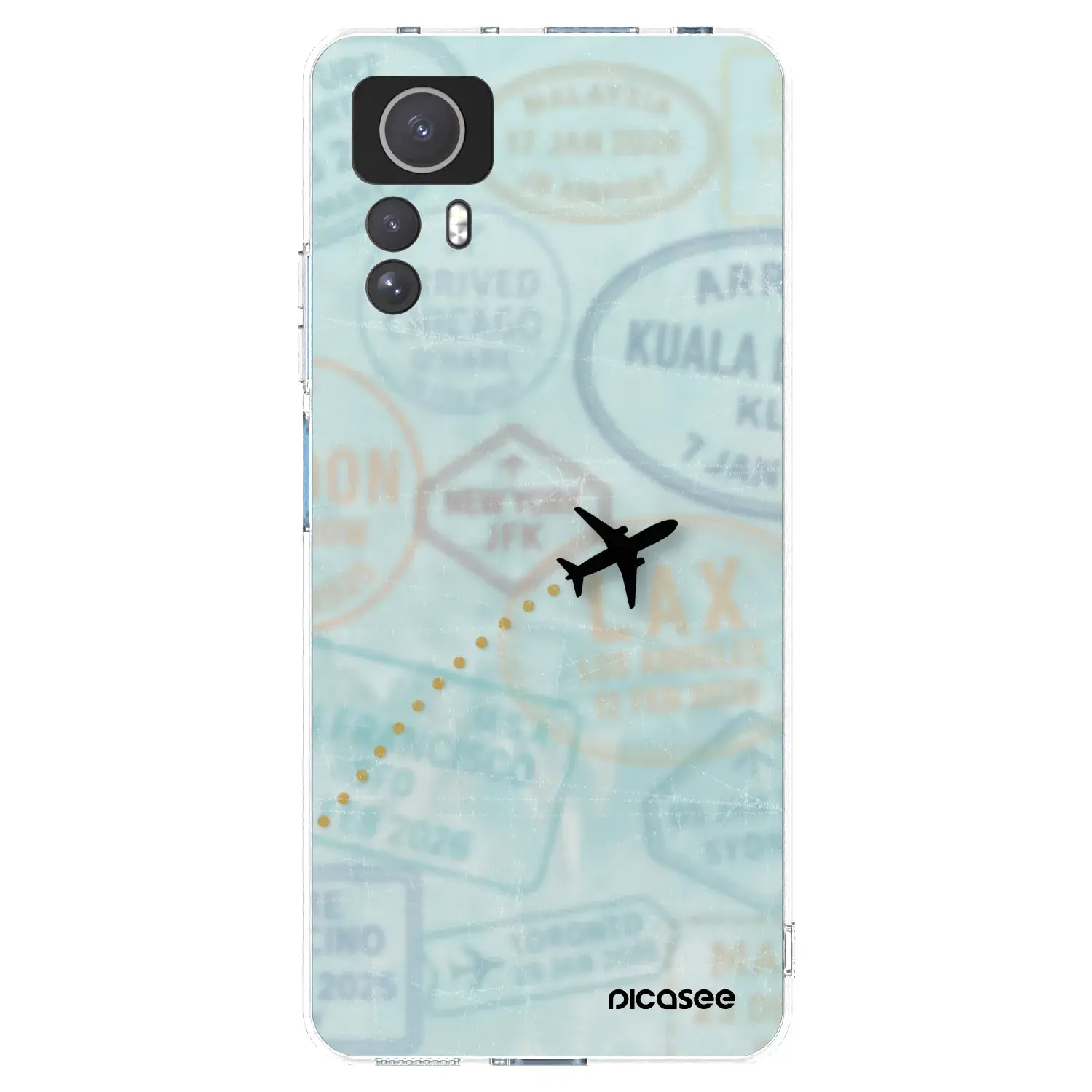 Silikonový průhledný obal pro Xiaomi Redmi Note 12S - FLIGHT PATH