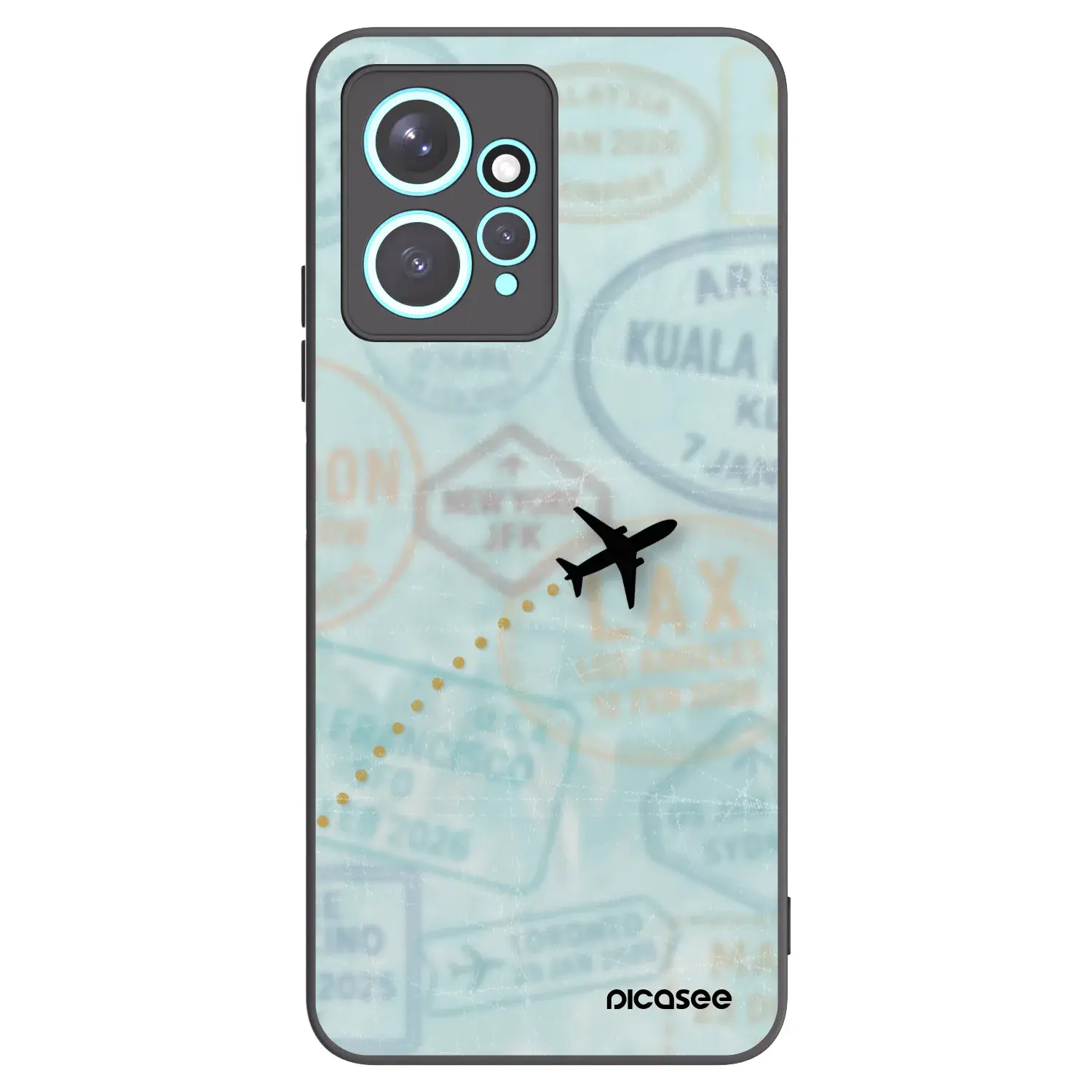 Silikonový černý obal pro Xiaomi Redmi Note 12 4G - FLIGHT PATH