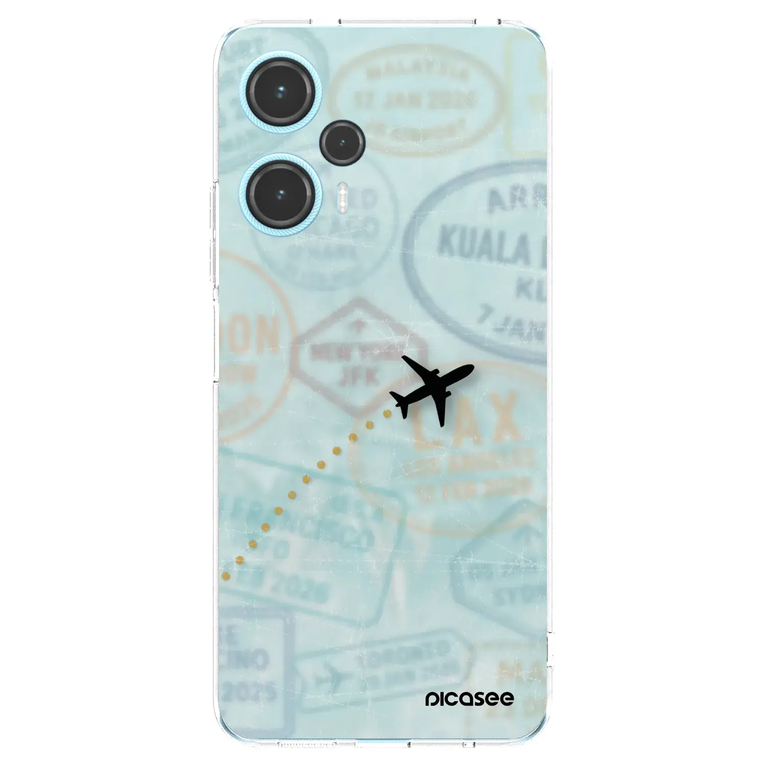 Silikonový průhledný obal pro Xiaomi Poco F5 - FLIGHT PATH