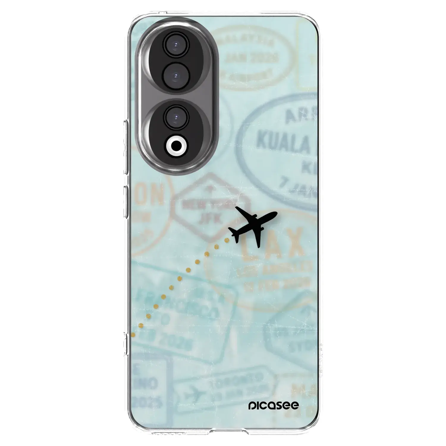 Silikonový průhledný obal pro Honor 90 5G - FLIGHT PATH
