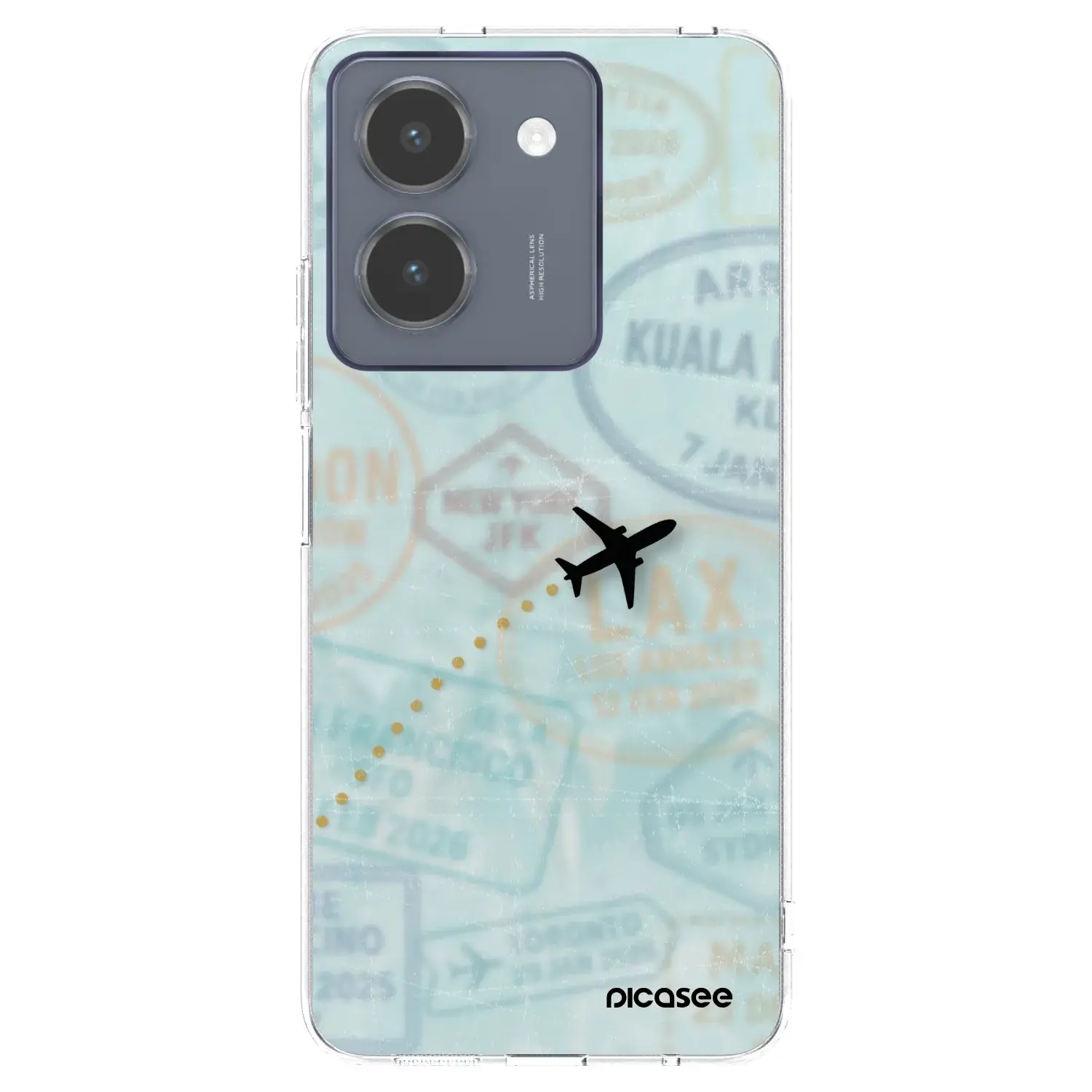 Silikonový průhledný obal pro Vivo Y36 4G - FLIGHT PATH