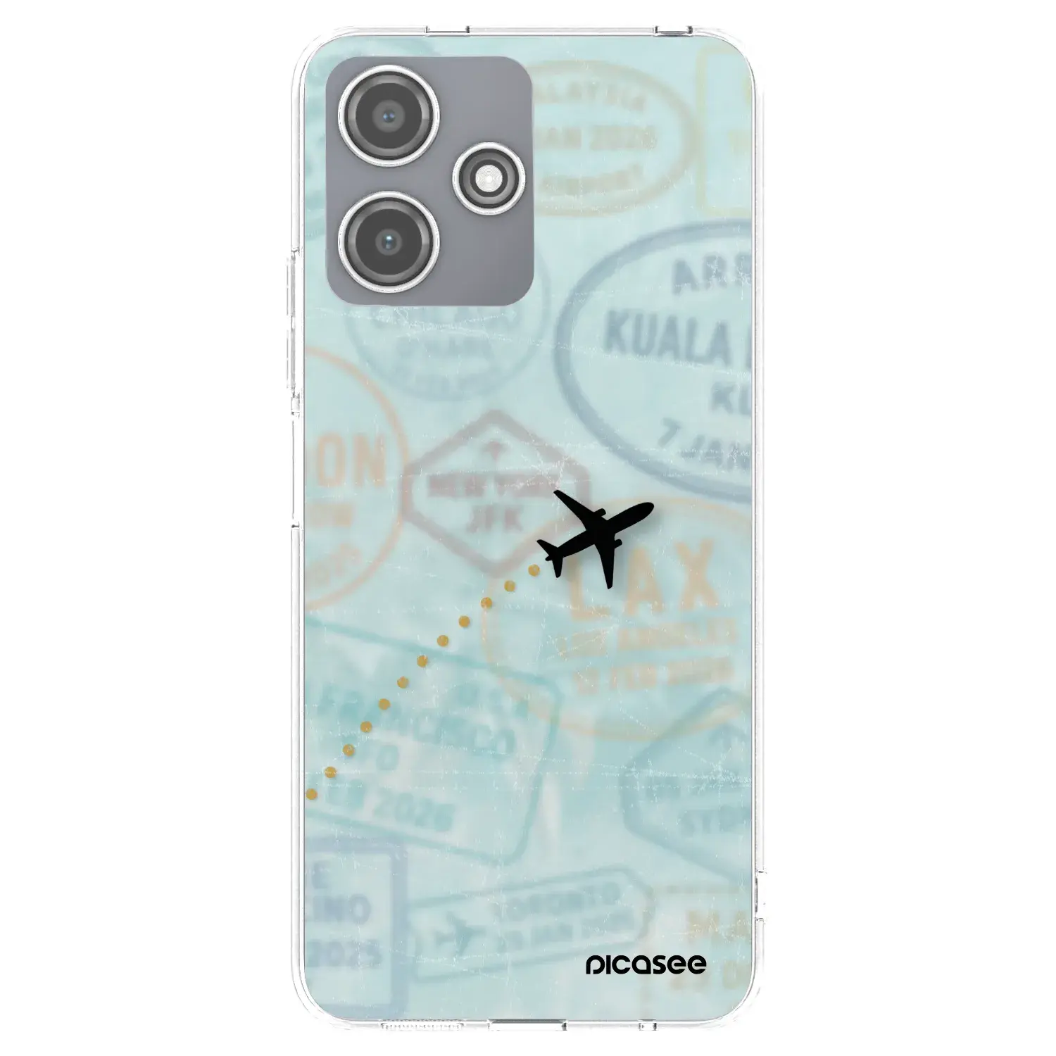 Silikonový průhledný obal pro Xiaomi Redmi 12 5G - FLIGHT PATH