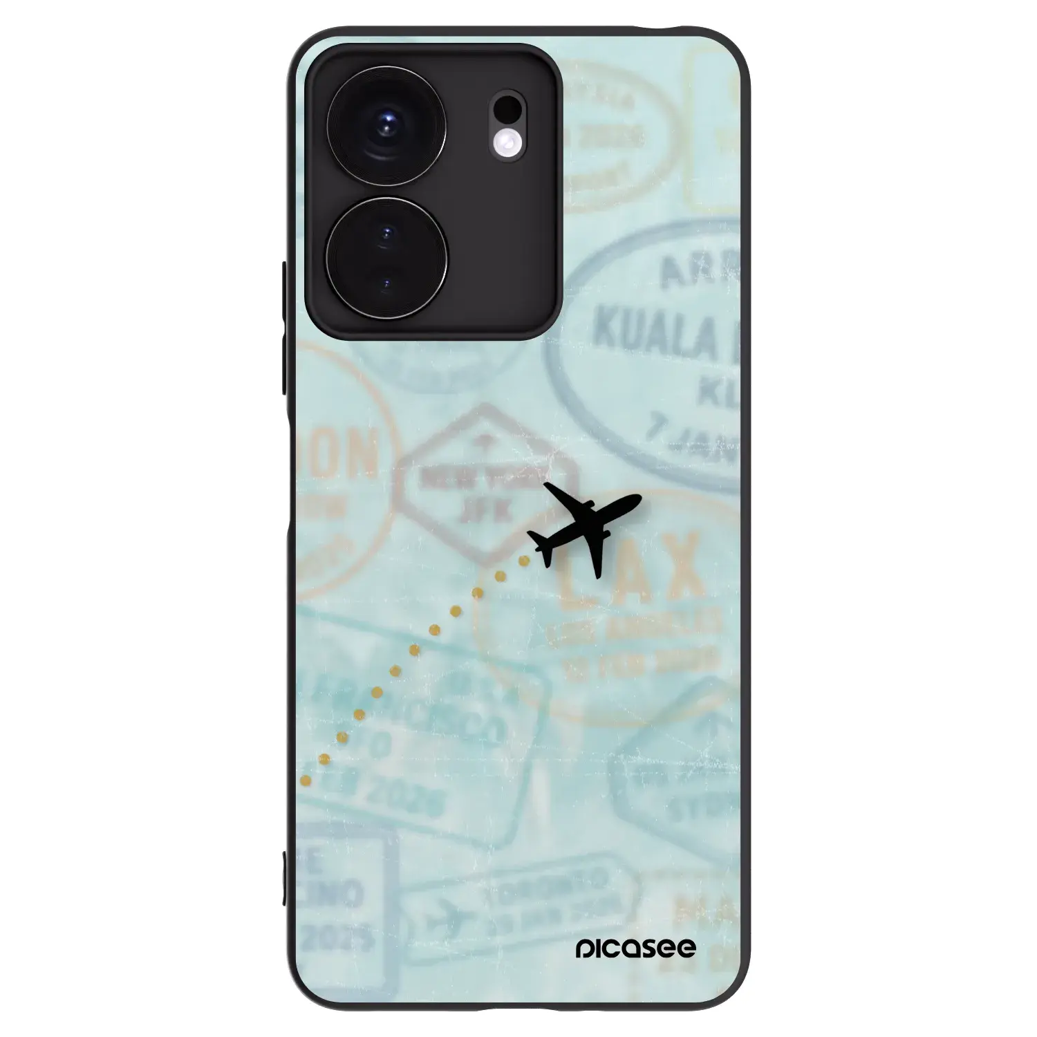 Silikonový černý obal pro Xiaomi Redmi 13C 4G - FLIGHT PATH