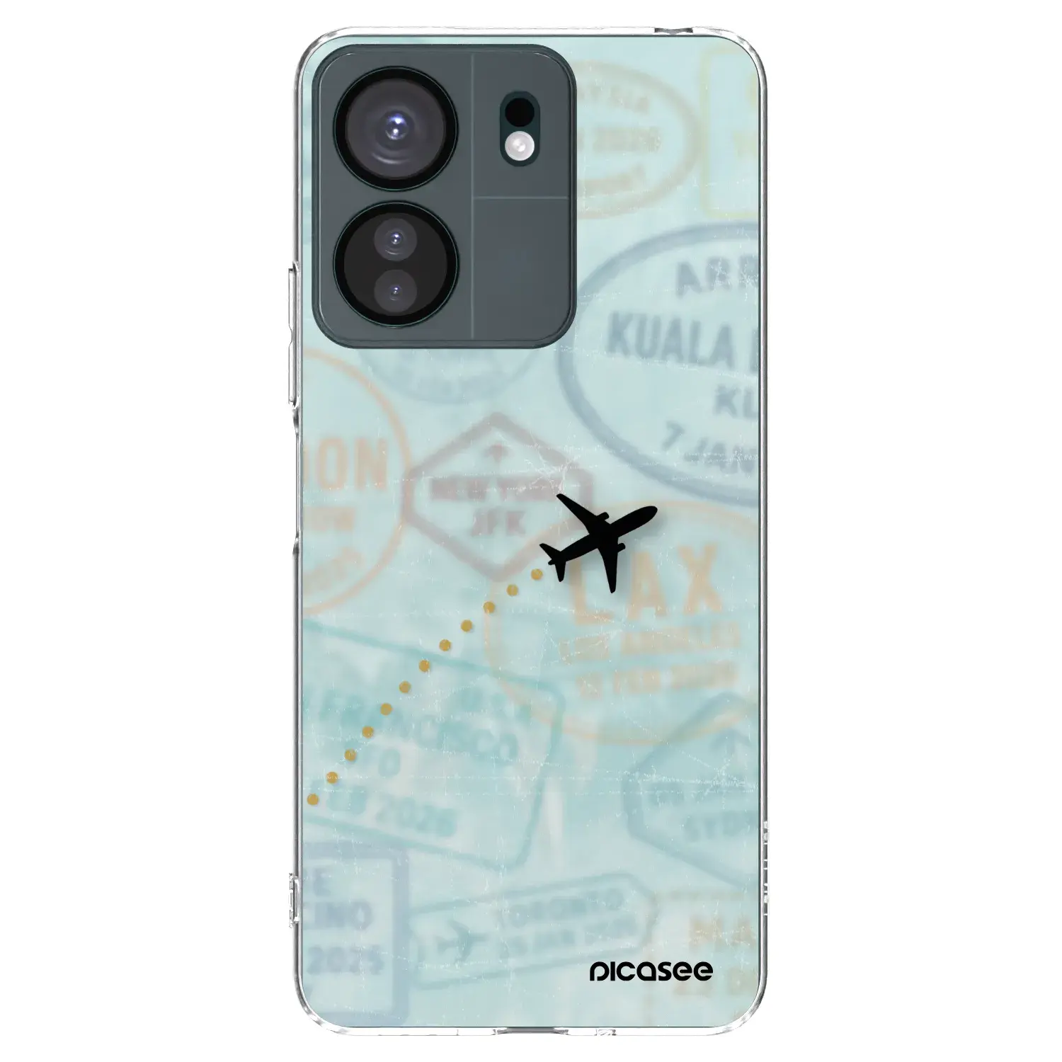 Silikonový průhledný obal pro Xiaomi Redmi 13C 4G - FLIGHT PATH