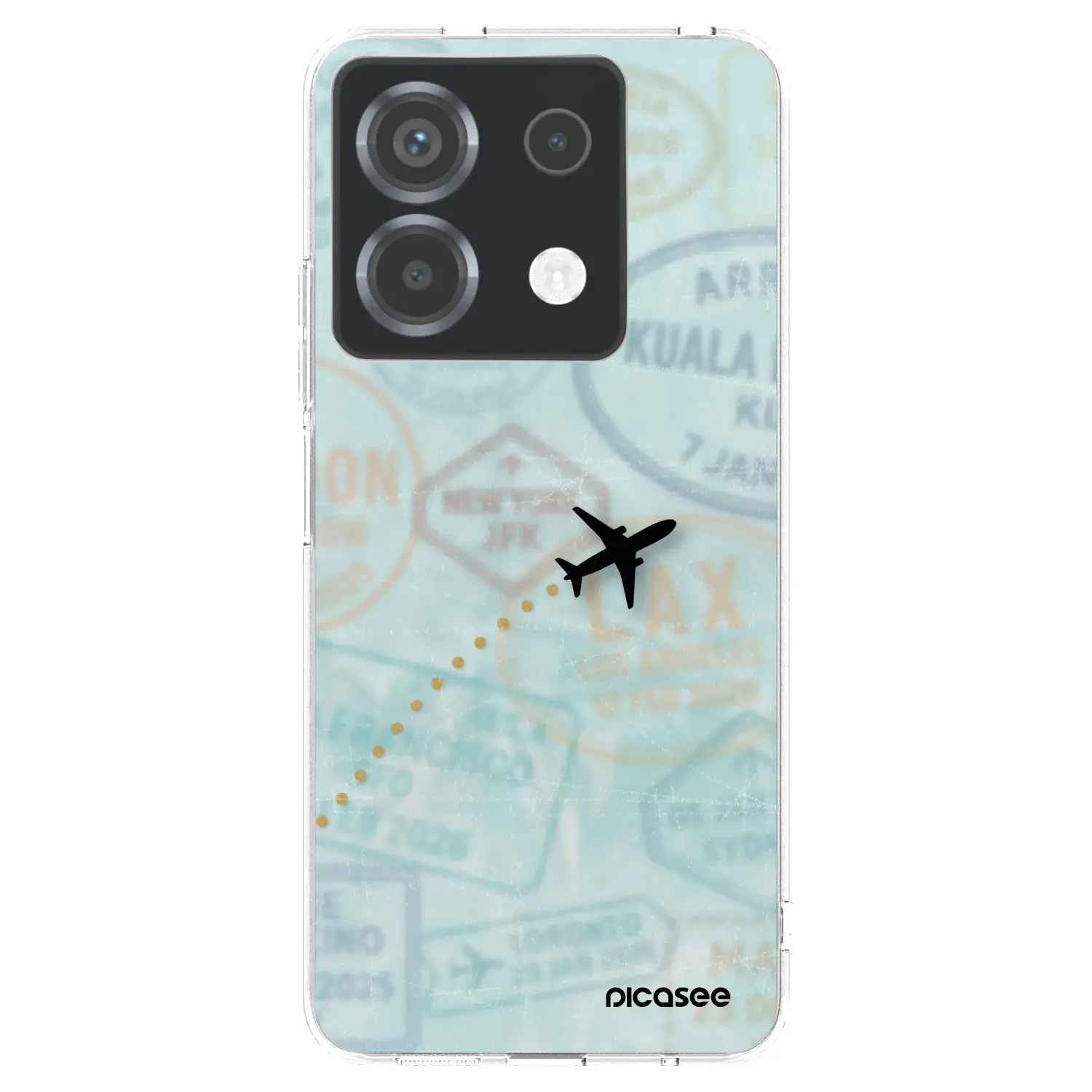 Silikonový průhledný obal pro Xiaomi Poco X6 - FLIGHT PATH