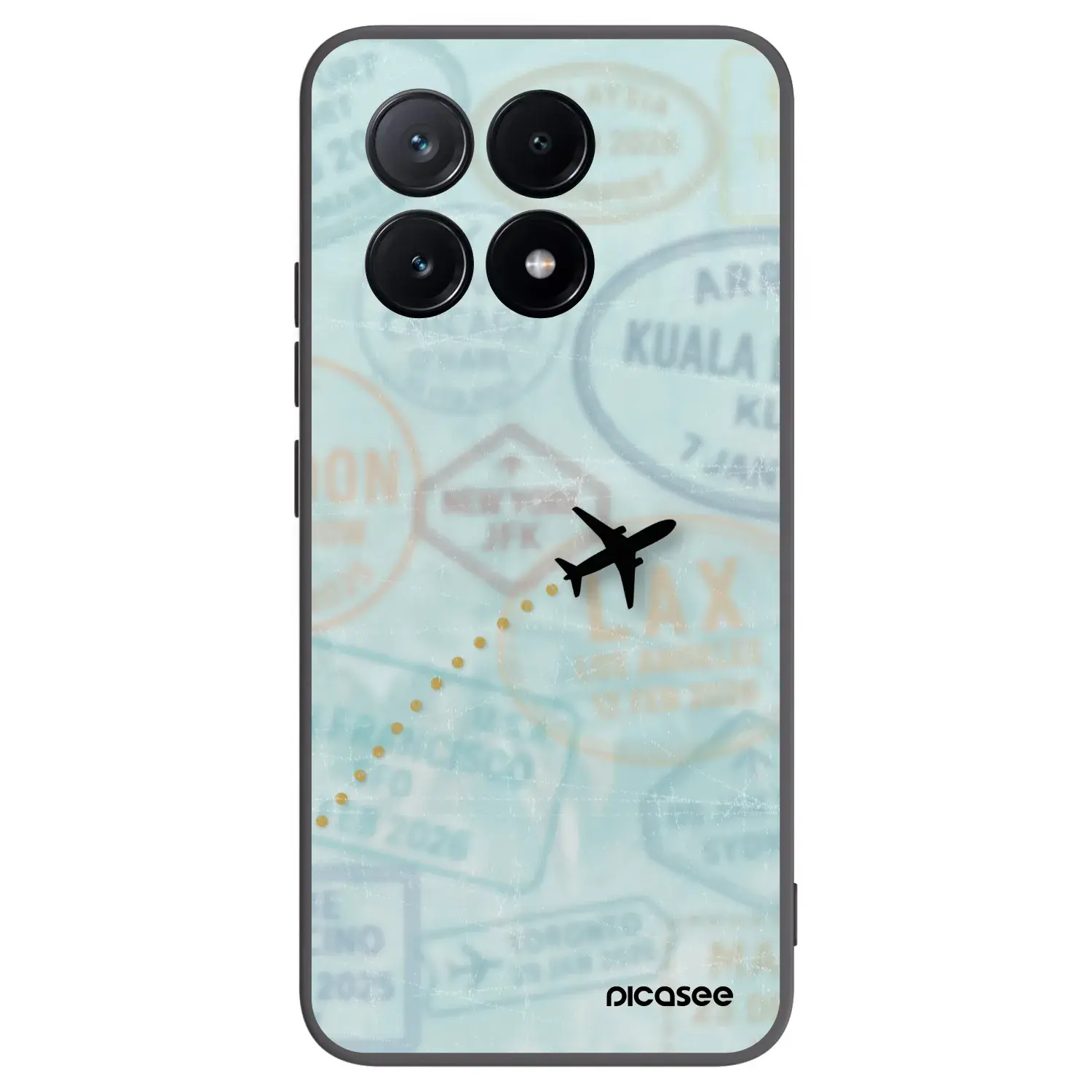 Silikonový černý obal pro Xiaomi Poco X6 Pro - FLIGHT PATH
