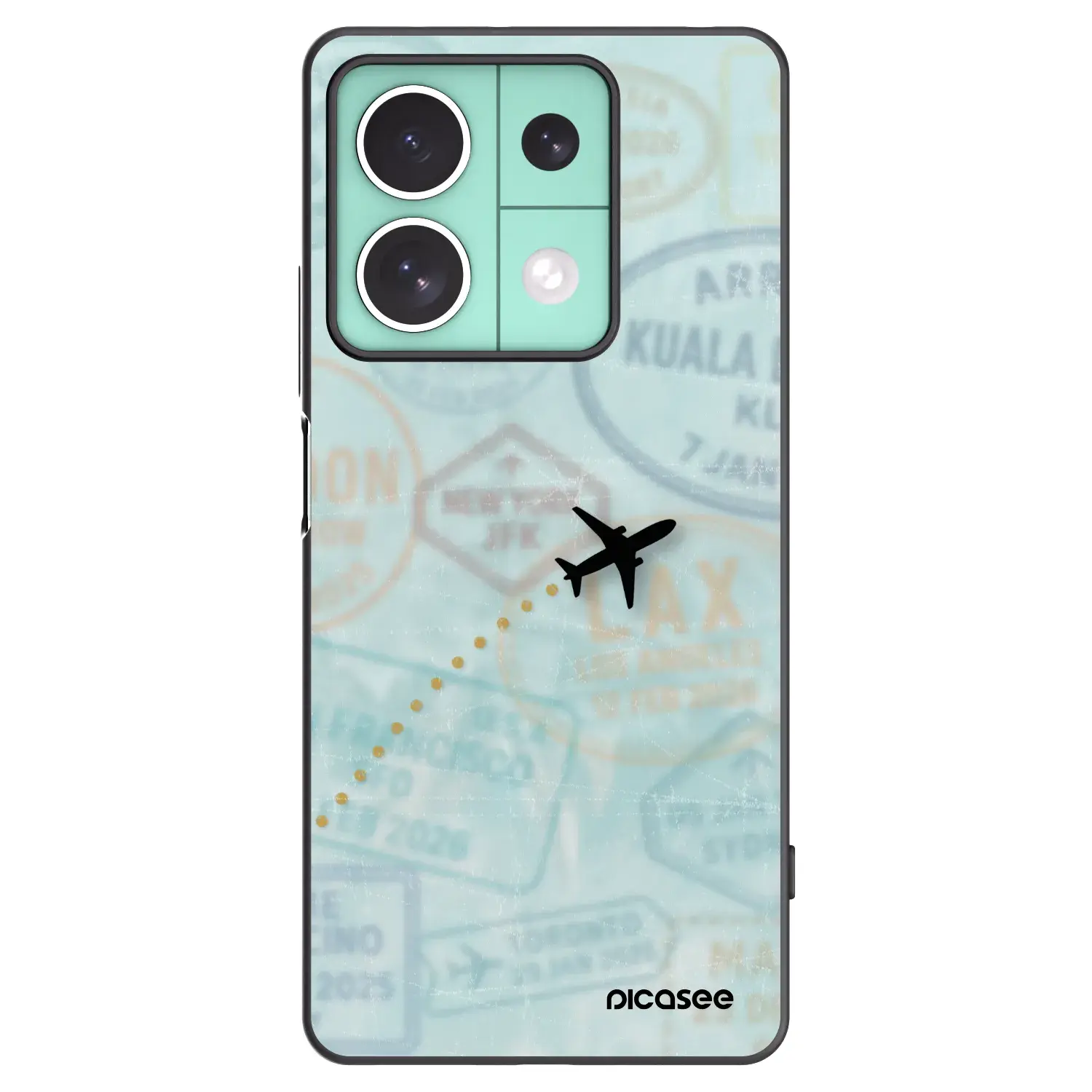 Silikonový černý obal pro Xiaomi Redmi Note 13 5G - FLIGHT PATH