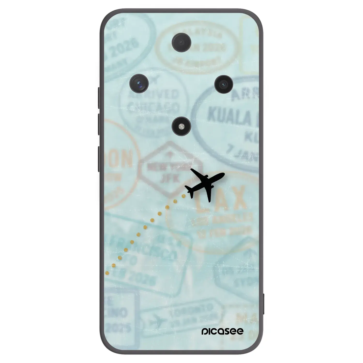 Silikonový černý obal pro Honor Magic6 Lite 5G - FLIGHT PATH