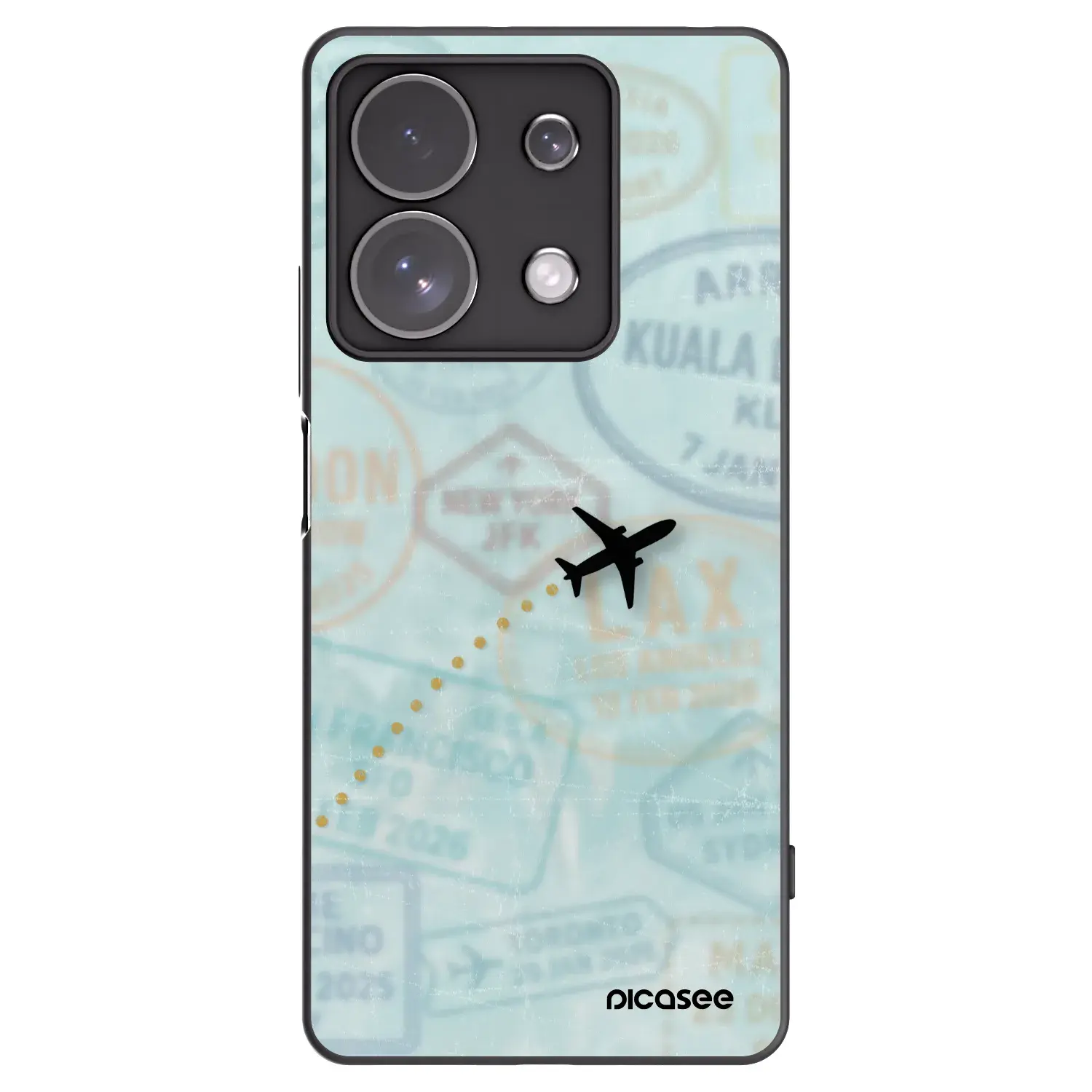 Silikonový černý obal pro Xiaomi Redmi Note 13 Pro 4G - FLIGHT PATH
