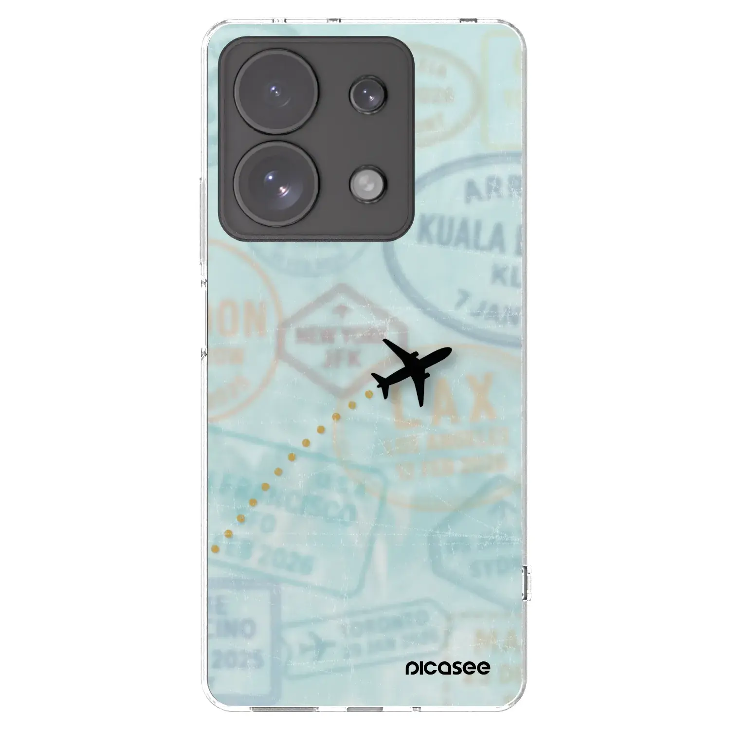 Silikonový průhledný obal pro Xiaomi Redmi Note 13 Pro 4G - FLIGHT PATH