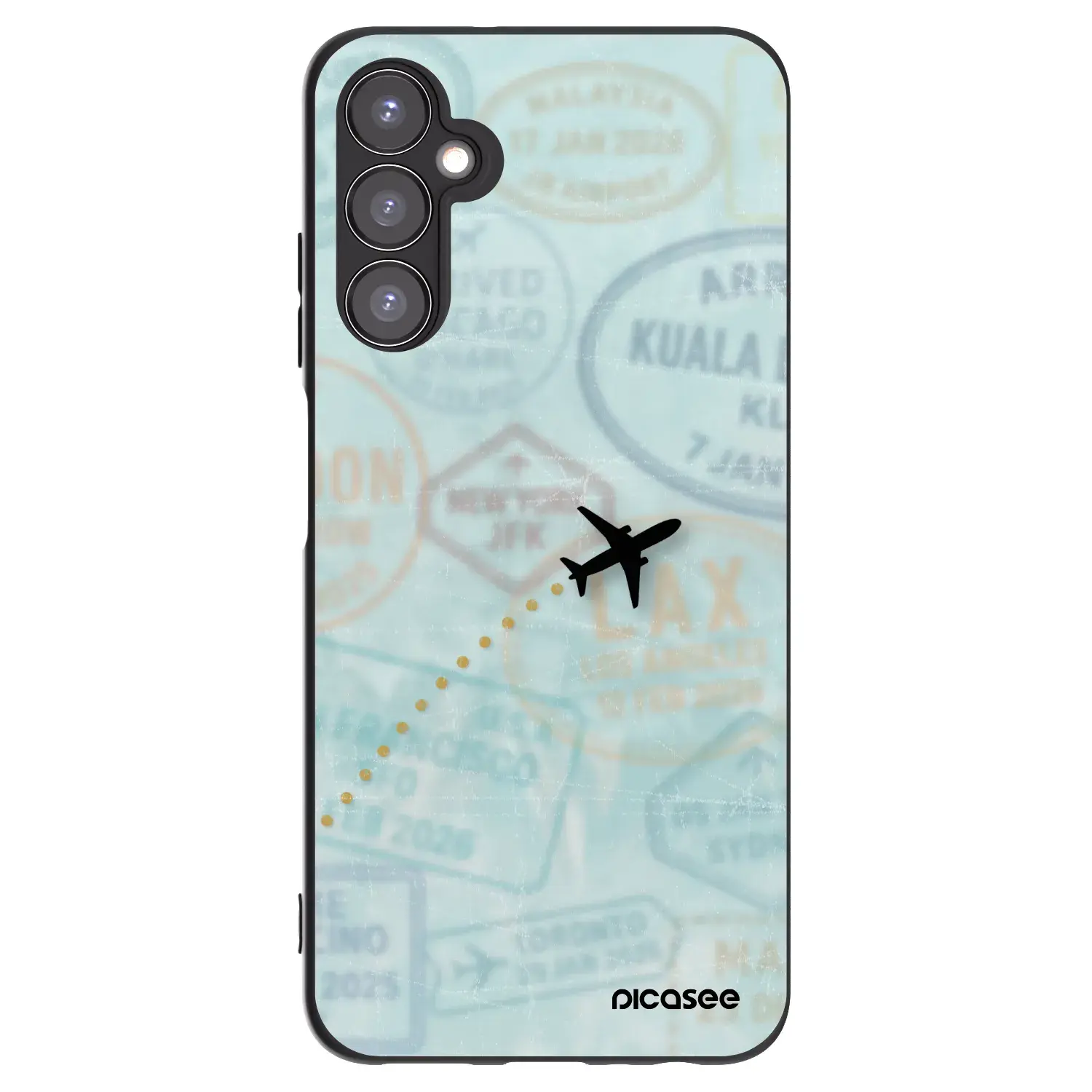 Silikonový černý obal pro Samsung Galaxy A05s A057G - FLIGHT PATH