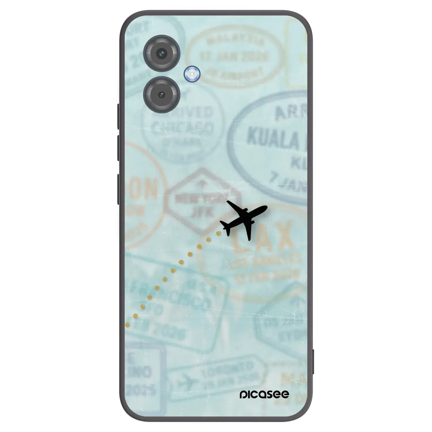 Silikonový černý obal pro Motorola Moto G14 - FLIGHT PATH
