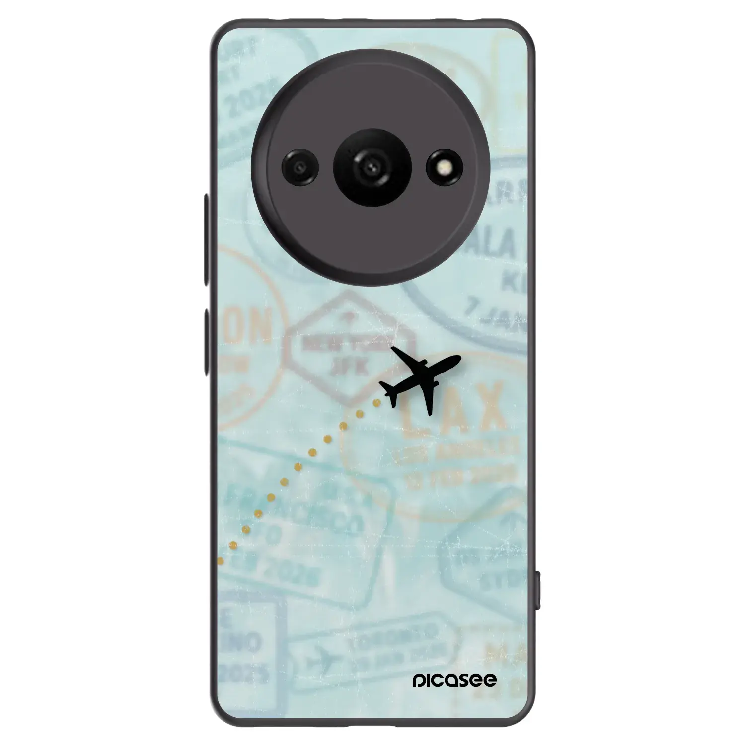 Silikonový černý obal pro Xiaomi Redmi A3 - FLIGHT PATH