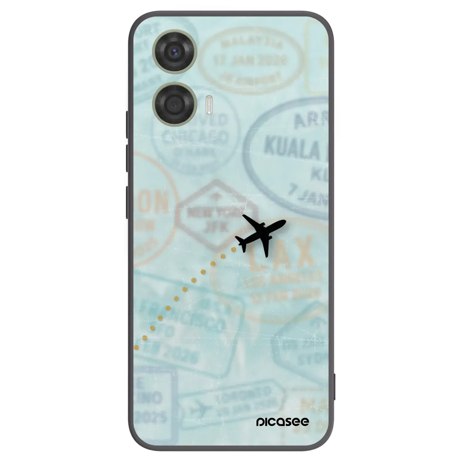 Silikonový černý obal pro Motorola Moto G24 - FLIGHT PATH